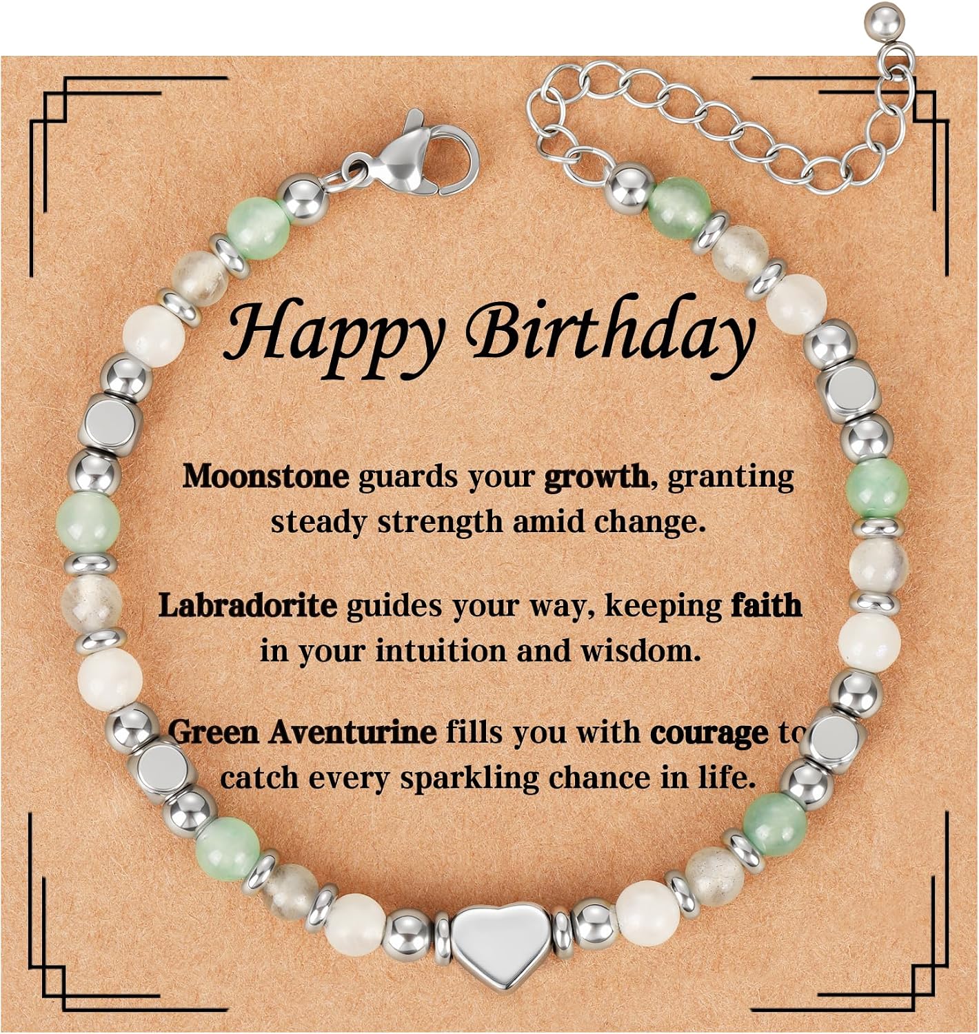Happy Birthday Gifts for Women, Best Friend Friendship BFF Bestie Sister Bracelets Gifts for Friend Sister Retirement Mom Daughter Wife