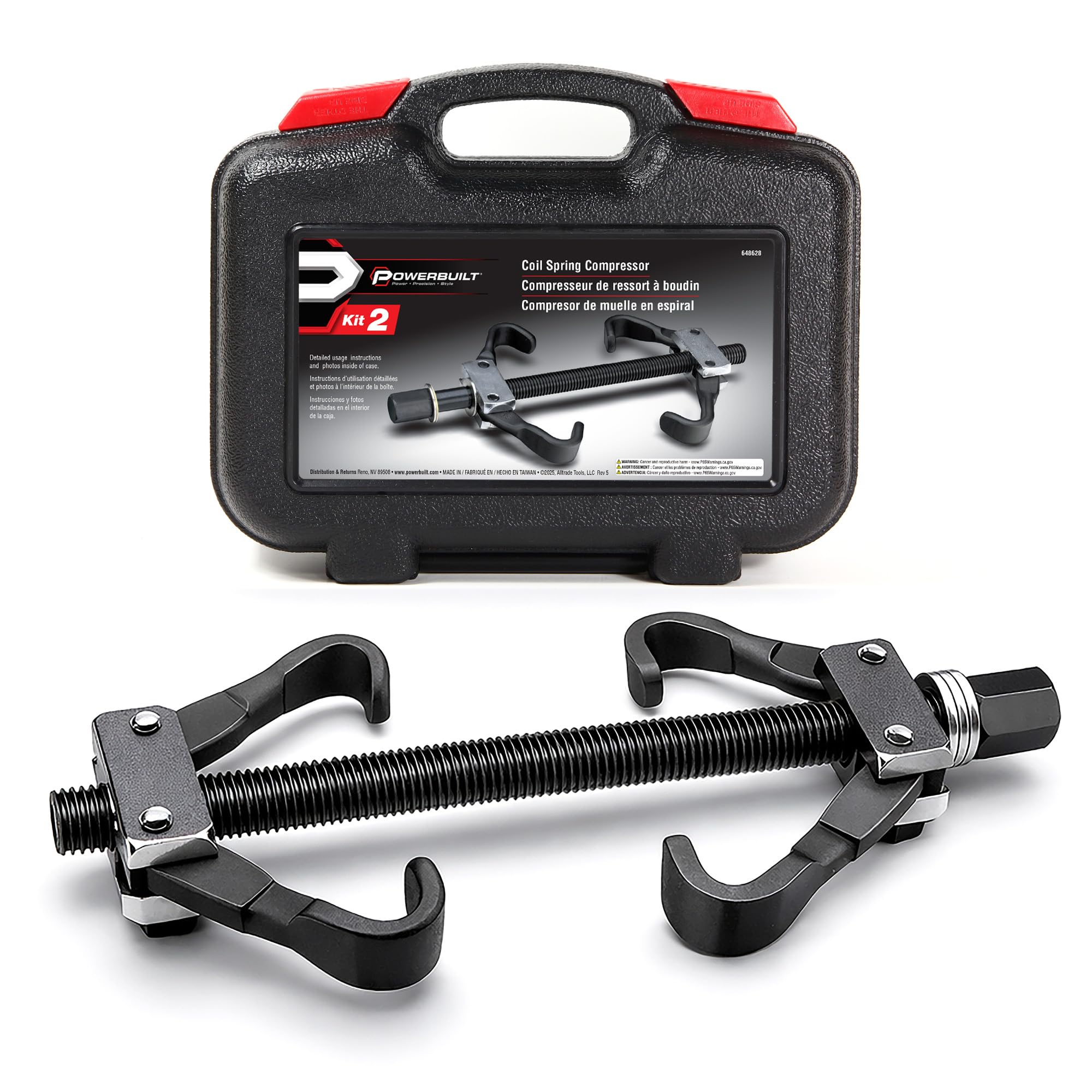 Powerbuilt Coil Spring Compressor Kit 2-Piece