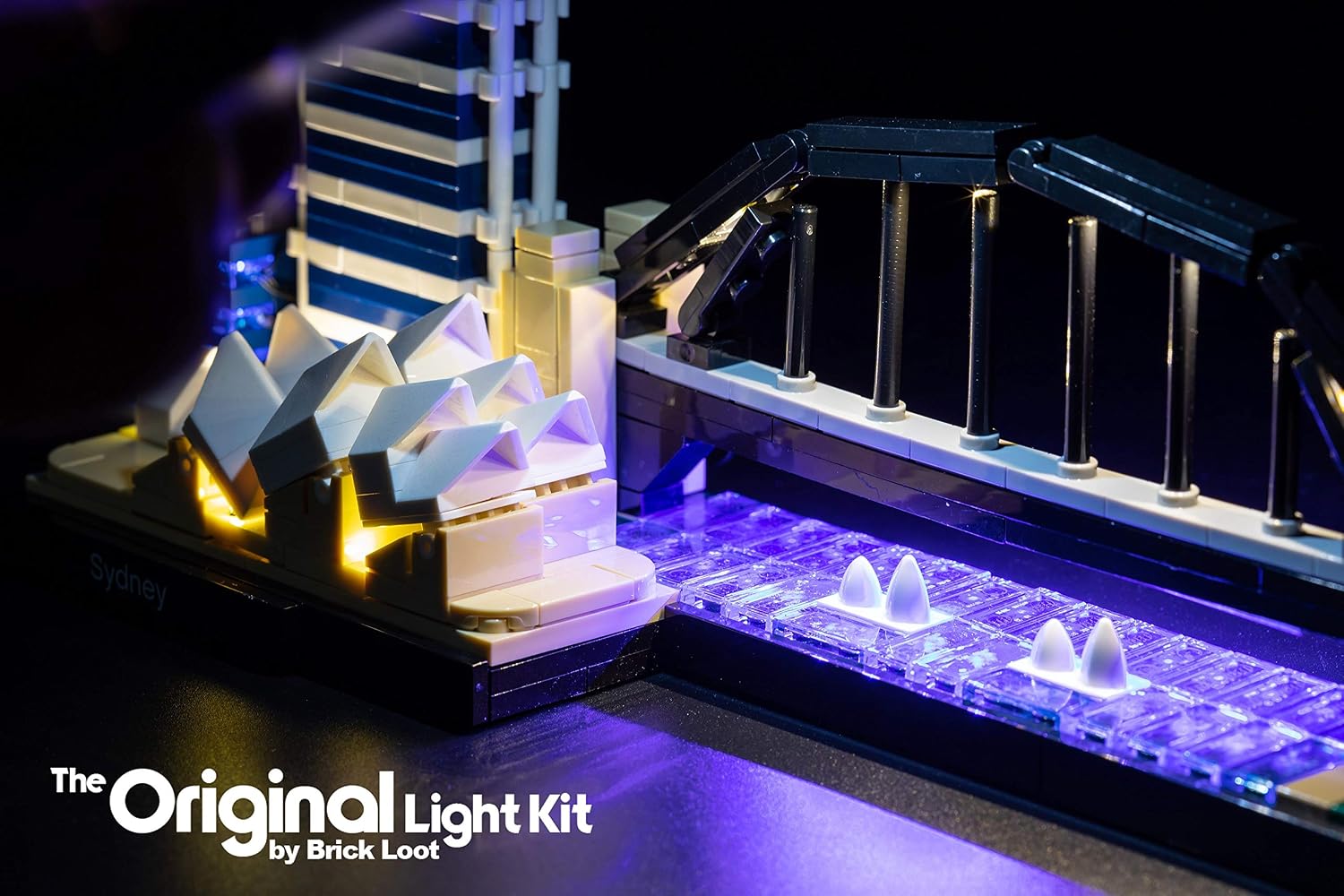 Brick Loot Deluxe LED Light Kit for Lego Architecture Sydney Skyline Set 21032 – USB Powered Lighting Set for Display – Custom Lights Only, Lego Set Not Included