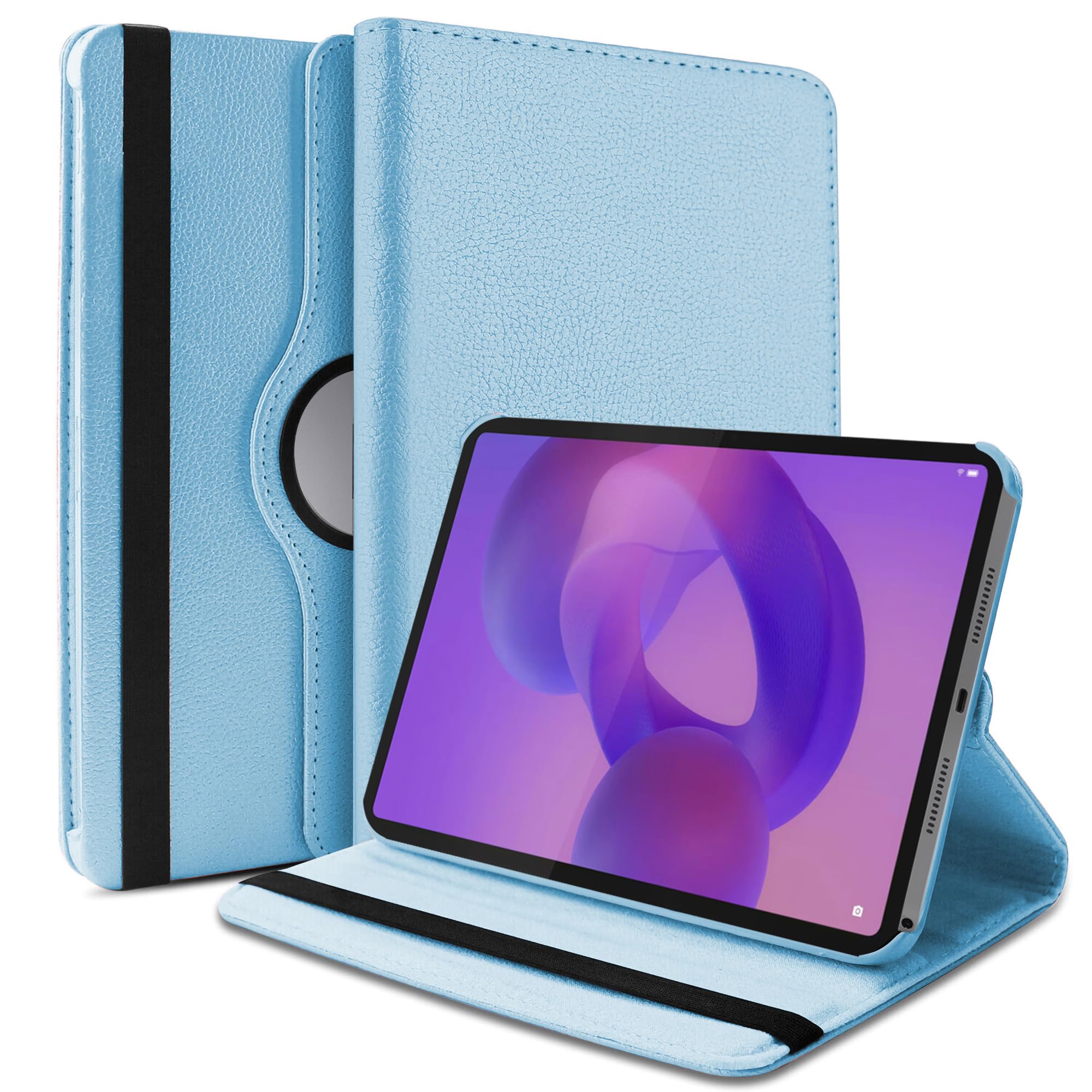 TGK 360 Rotatable Flip Cover for Lenovo Idea Tab 11 inch Case 2025 TB-336ZU TB-336FU (Sky Blue)-image-43