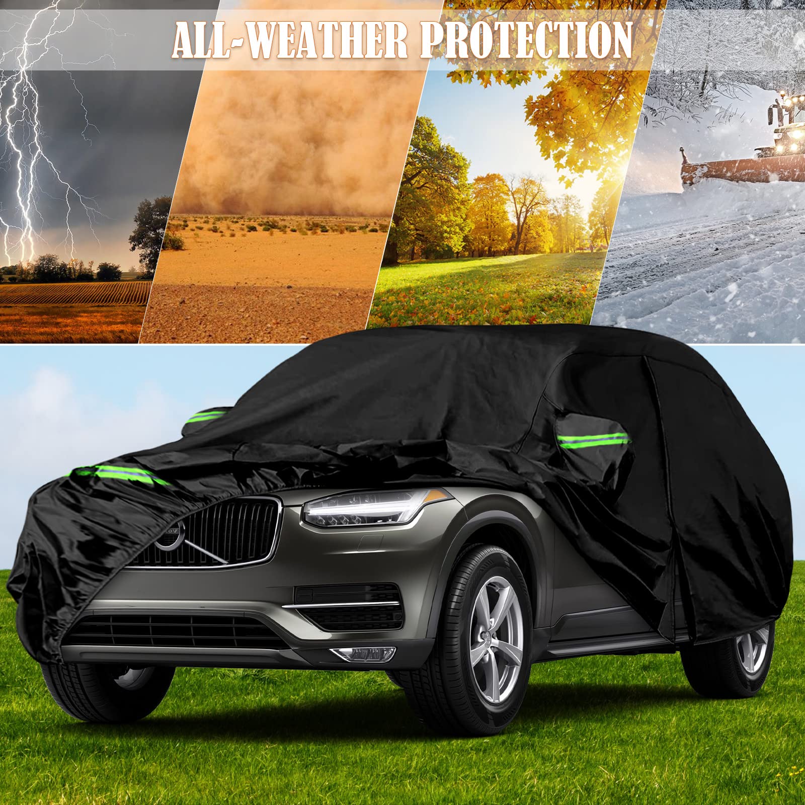 Autoafdekking Waterdicht Vervanging voor Volvo XC90 2002-2025, Autohoes