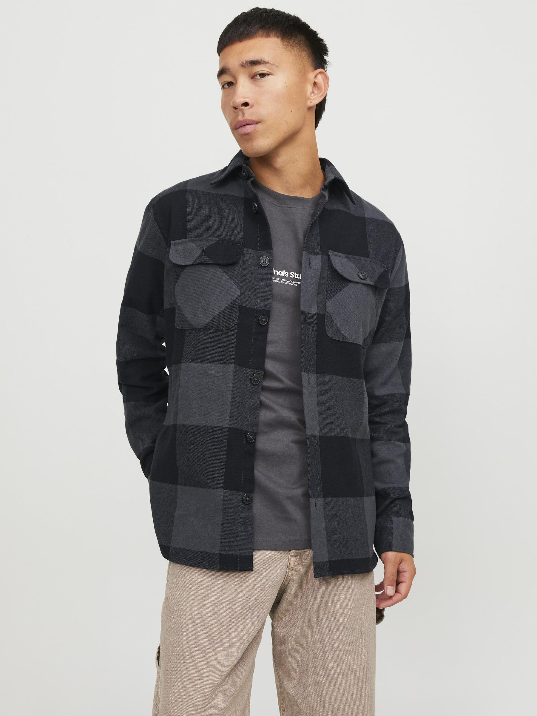 JACK & JONES Male Overshirt Comfort Fit Overshirt