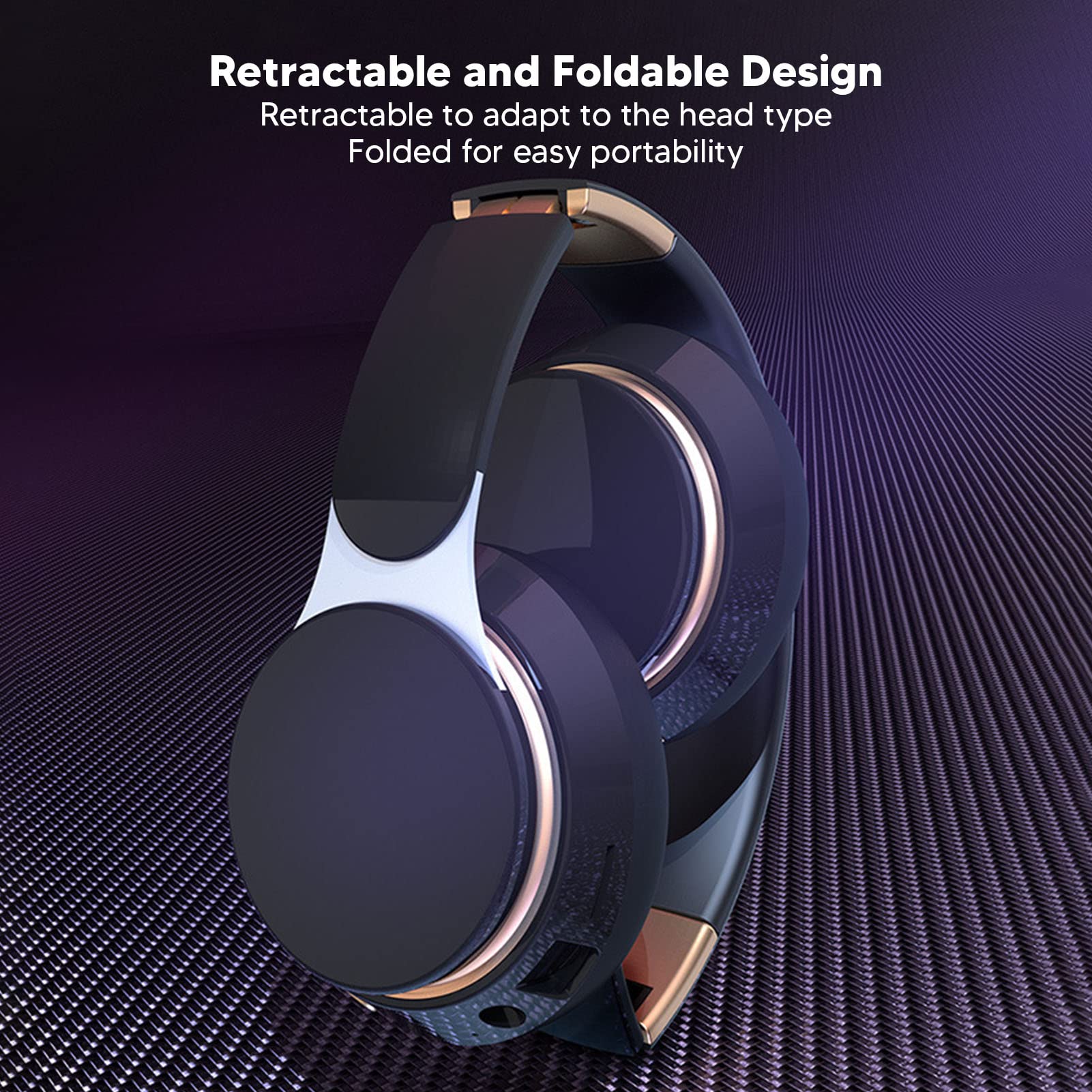 Bluetooth Headphones - Wireless Noise Cancelling Deep Bass Ohrbuds - Dettaglio
