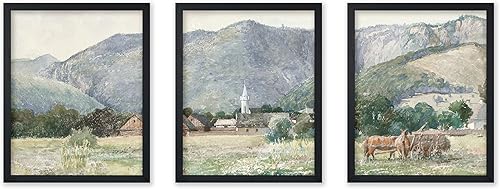 Miniatura 79 de Poster Master Póster de ilustración vintage de 3 piezas, impresión botánica retro, arte de pared sin marco de 8 x 10 pulgadas, regalo para artista,