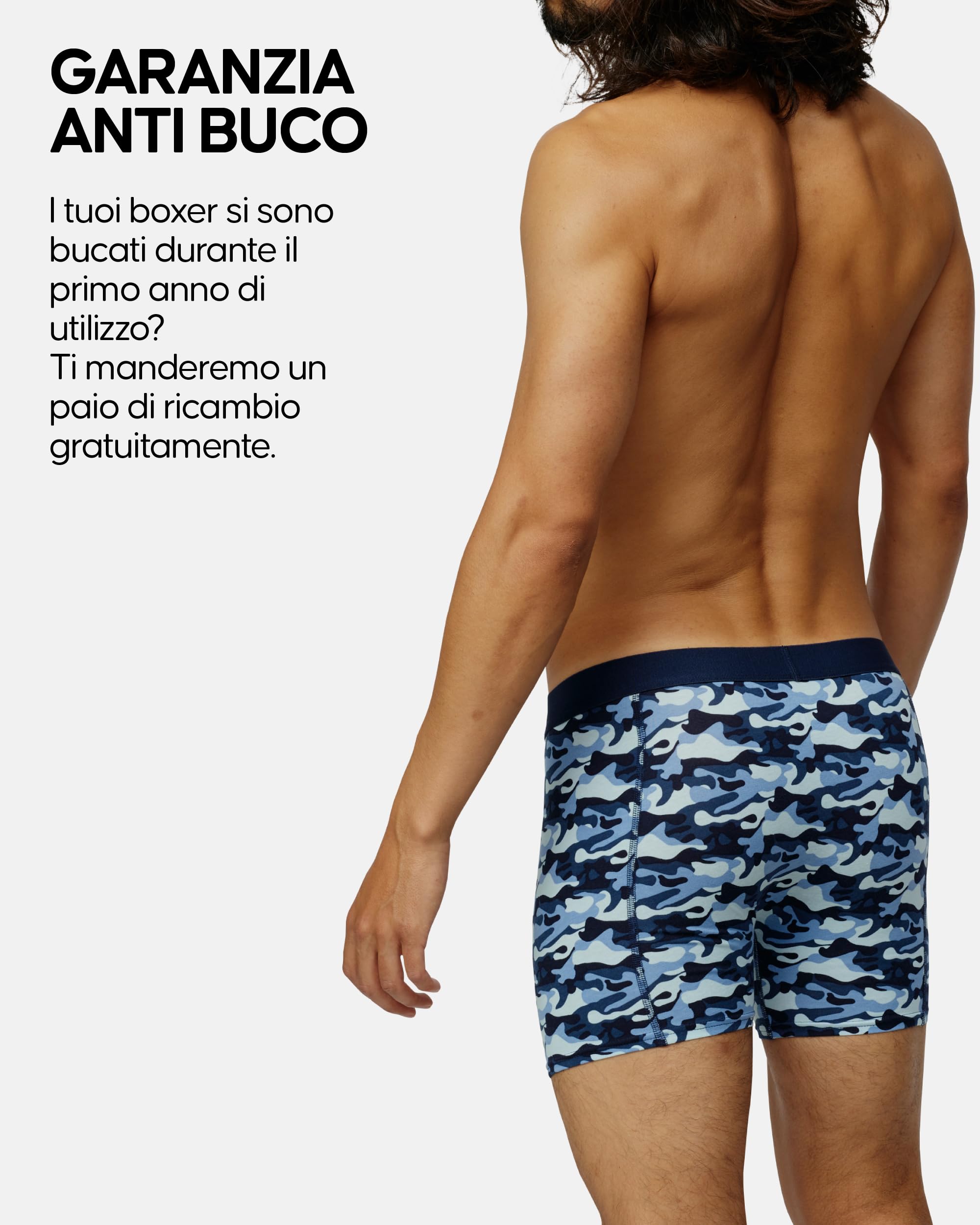 DANISH ENDURANCE Boxer Uomo Cotone Elasticizzato Premium, Mutande Intimo Traspirante, 3 Paia