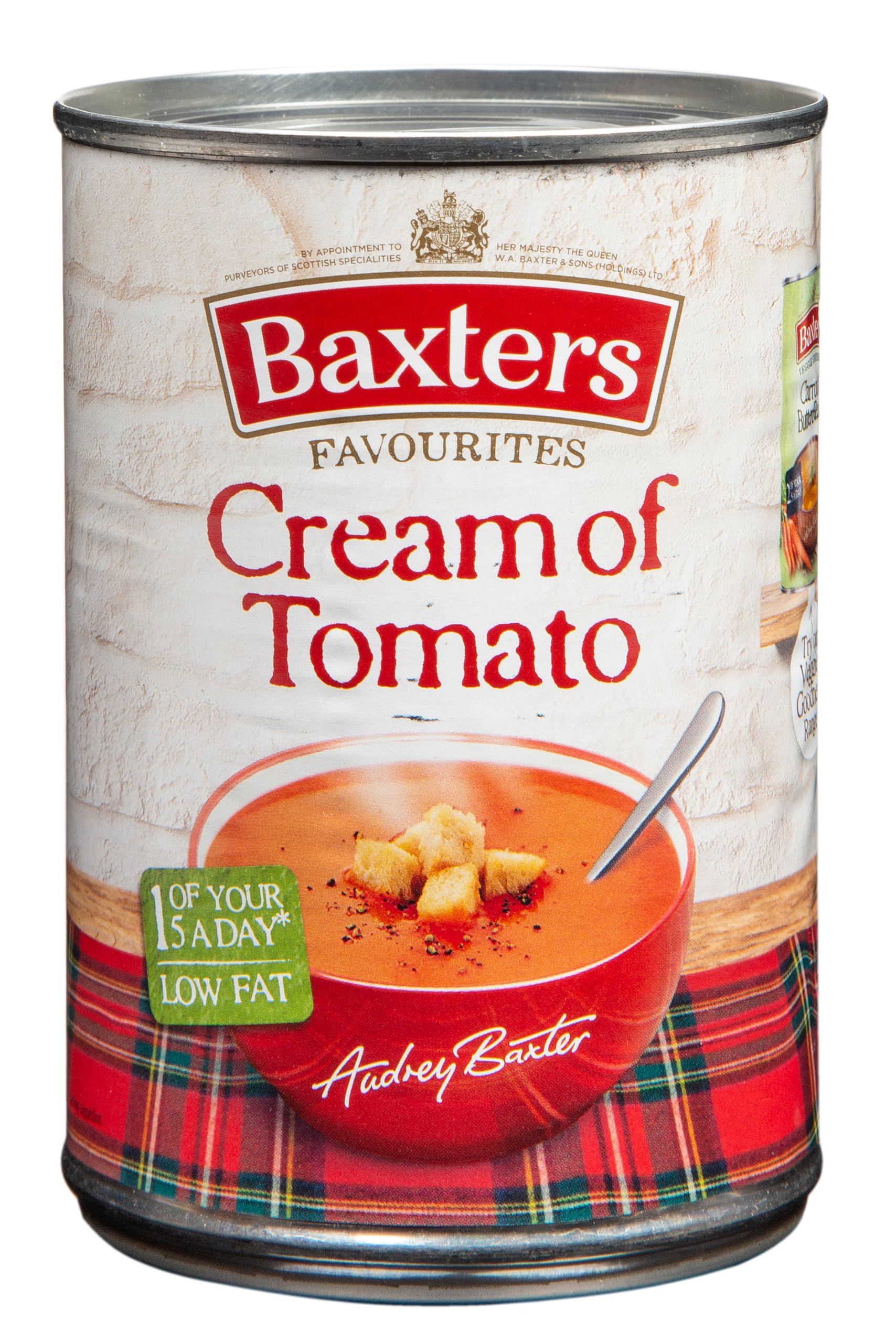 Baxters Favourites Cream of Tomato Soup - Pack of 12 x 400G