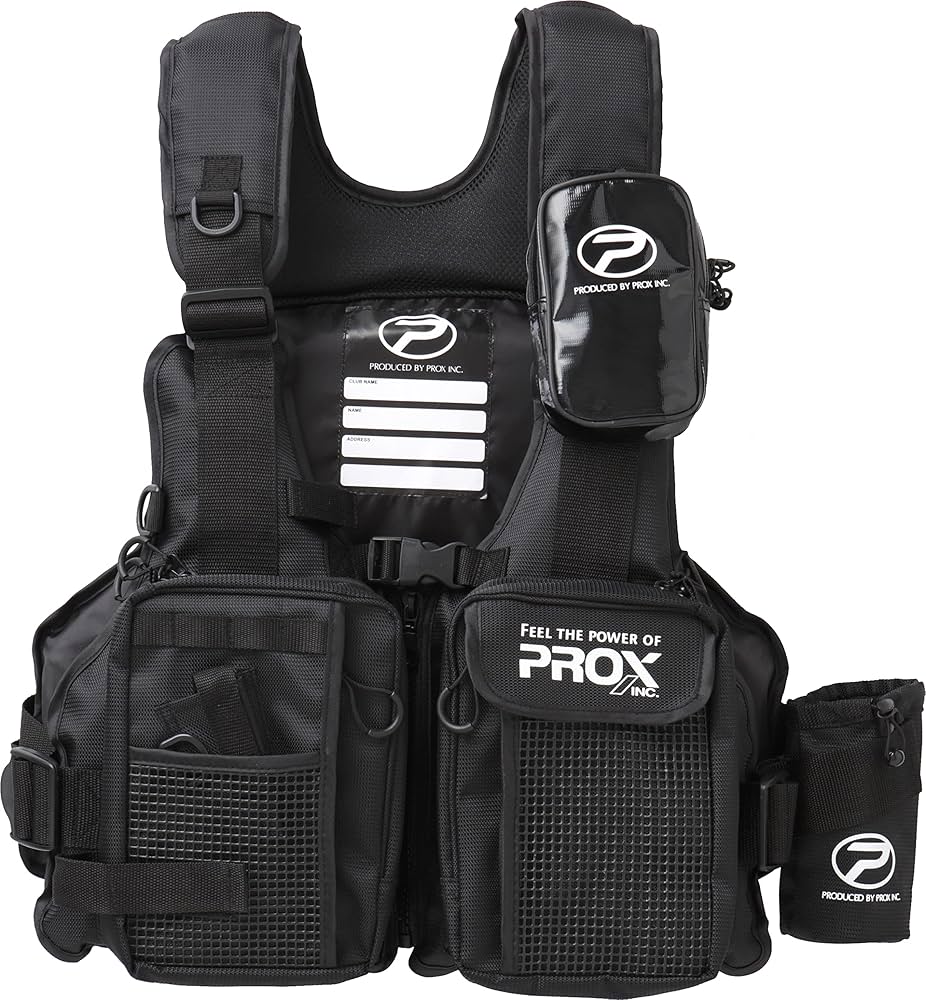 Prox Floating Game Vest Adult S (Black/Black) PX399SKK Black