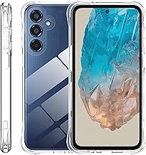zZjoOoj Custodia per Samsung Galaxy M35 5G Case, custodia morbida in silicone liquido, protezione della fotocamera, trasparente in silicone TPU