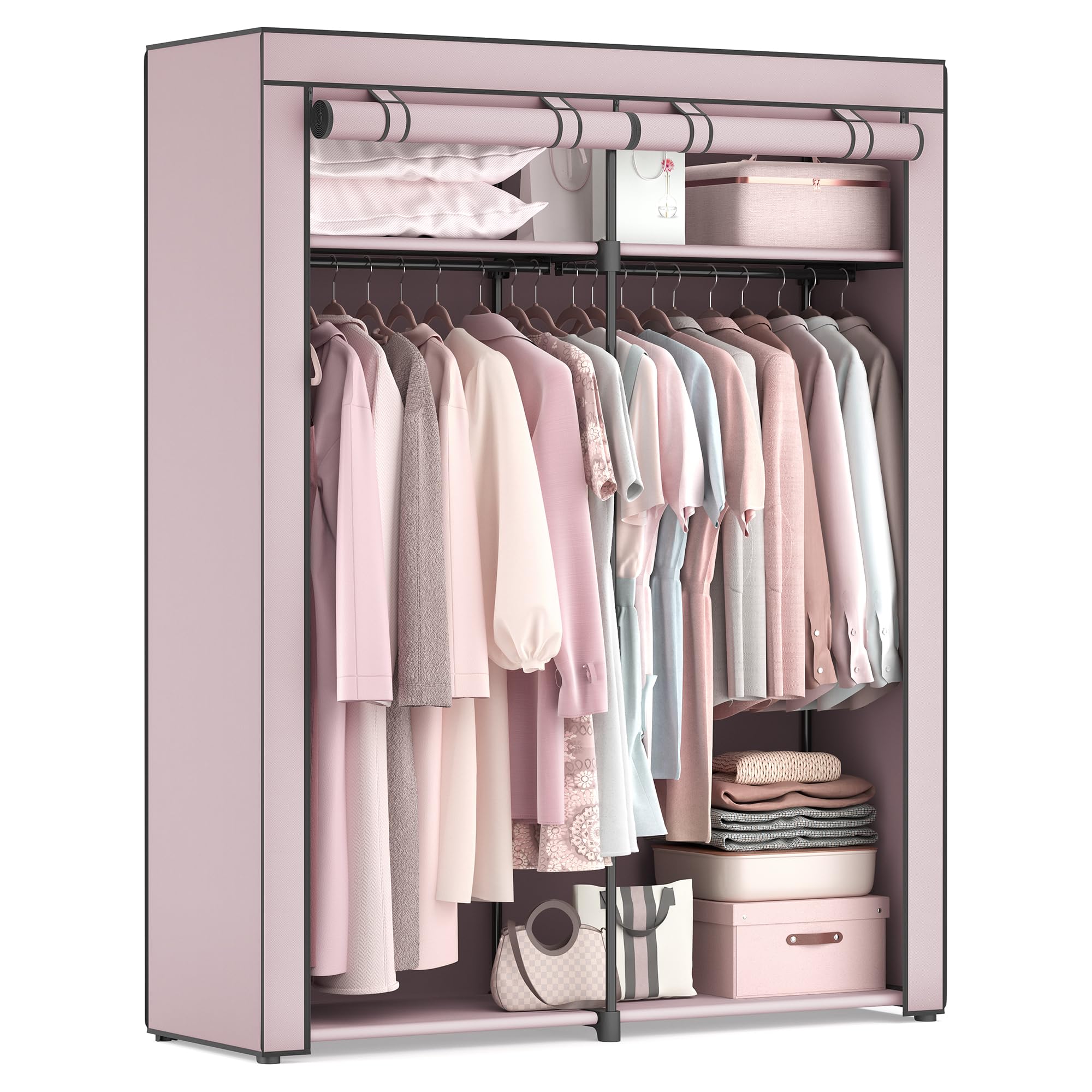SONGMICS Closet Wardrobe, Portable Closet for Bedroom