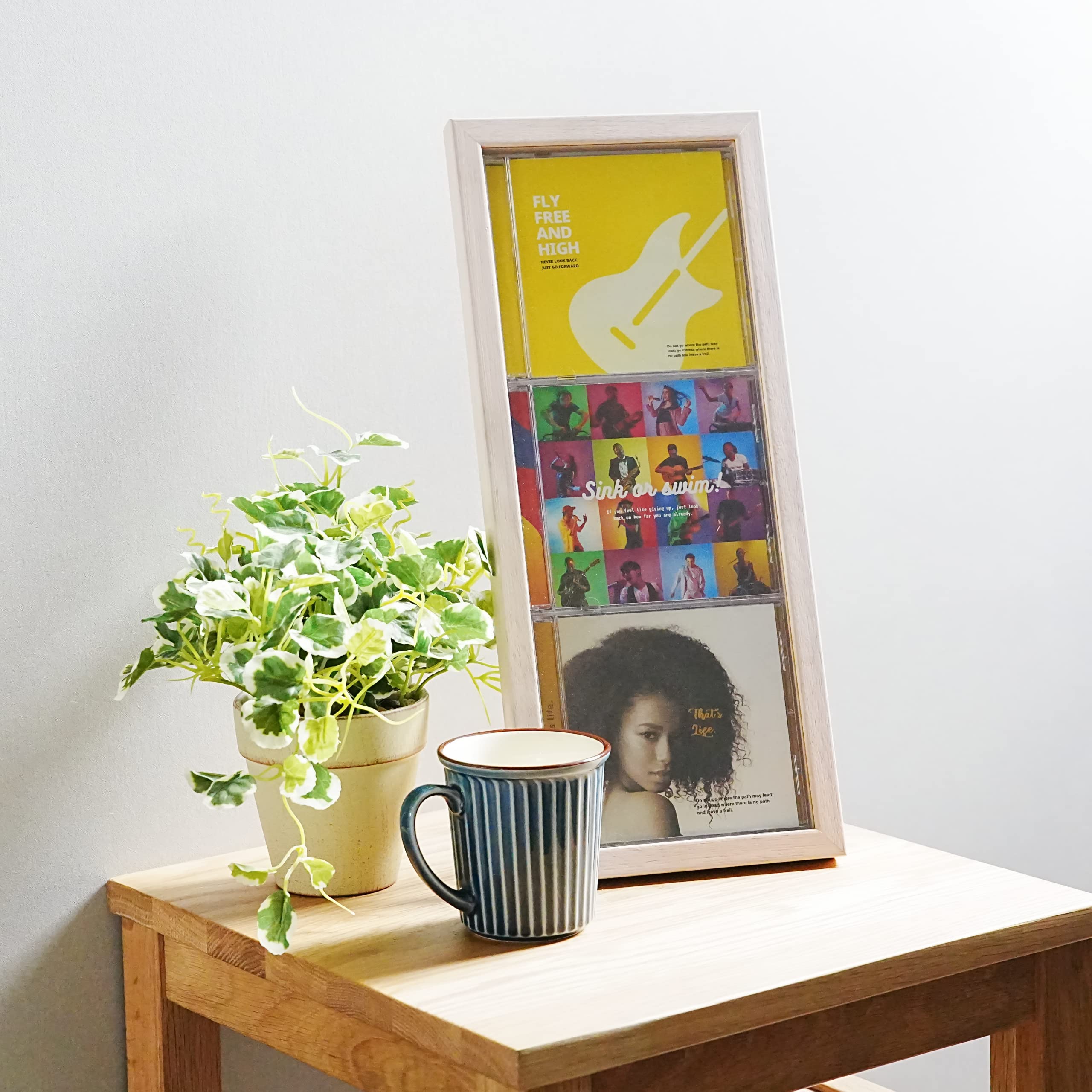 CD 3つセット Amazon | ケンコー(Kenko) 額縁 CDディスプレイフレーム CD