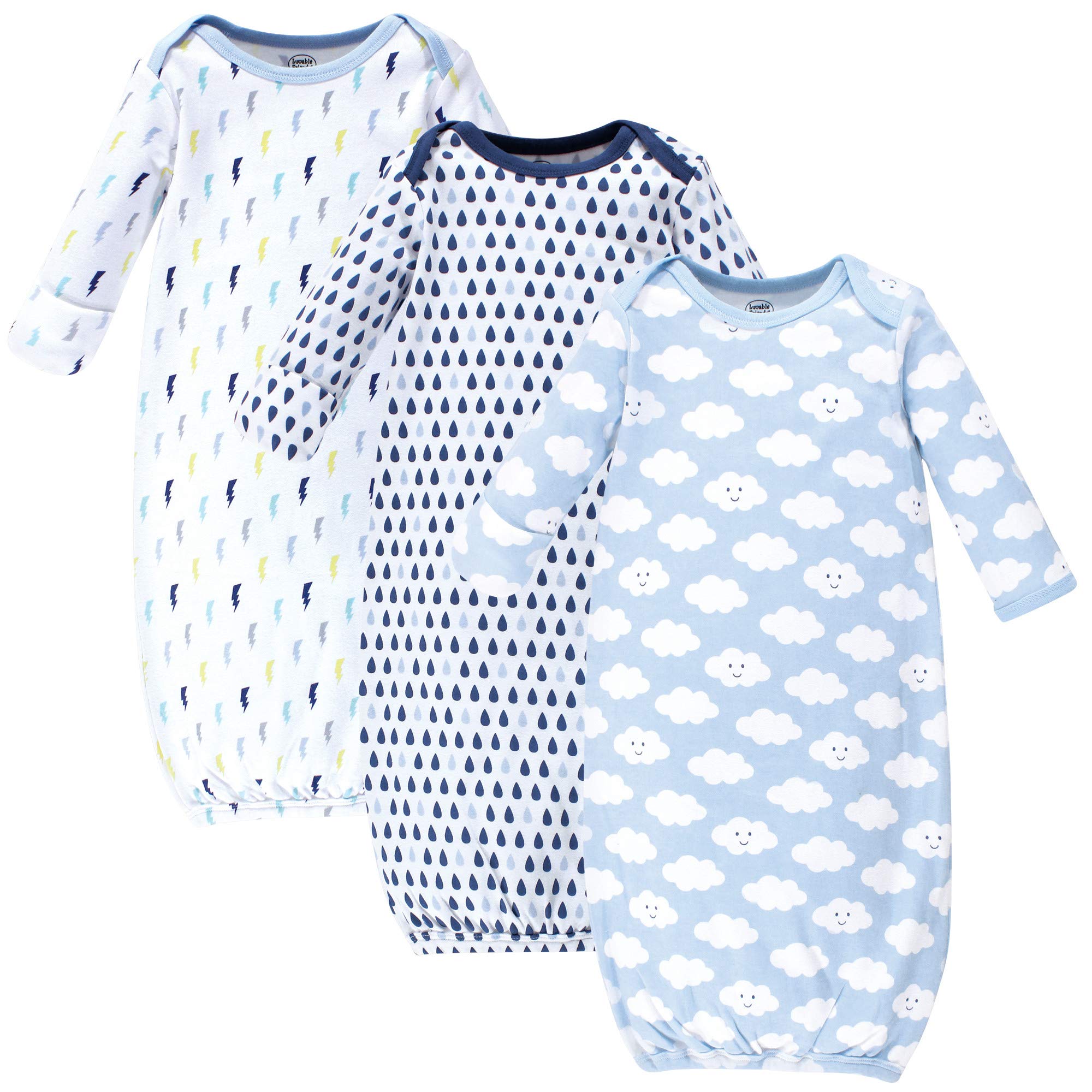 Luvable Friends Baby Cotton Gowns