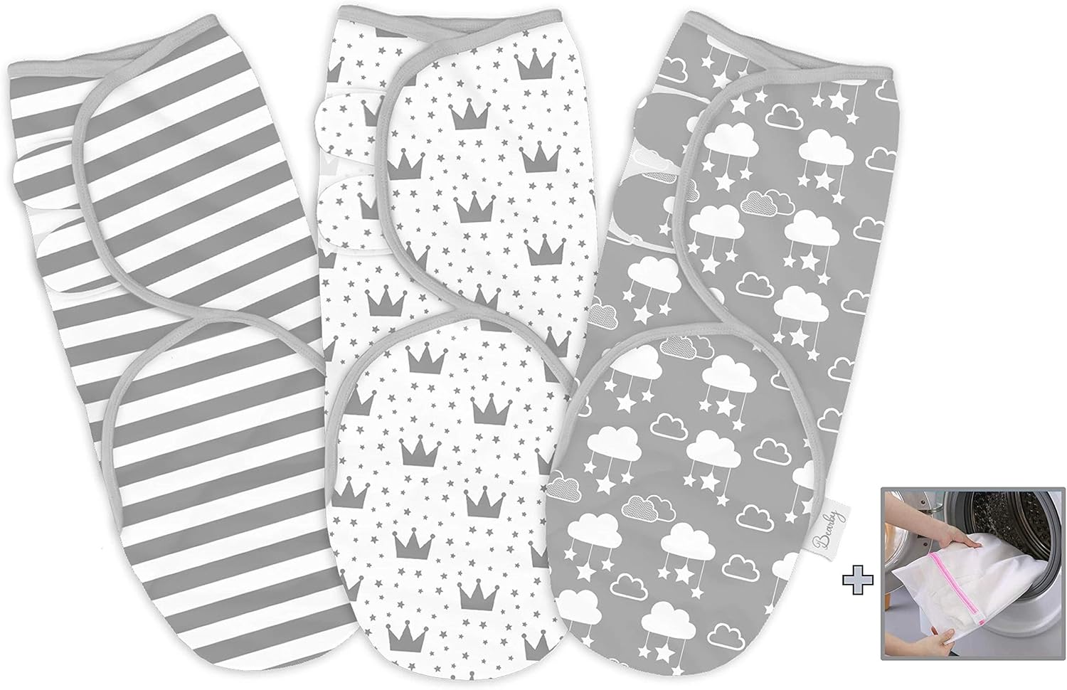 Baby Swaddle Wrap Newborn Blanket 03 Months 100 Organic Premium