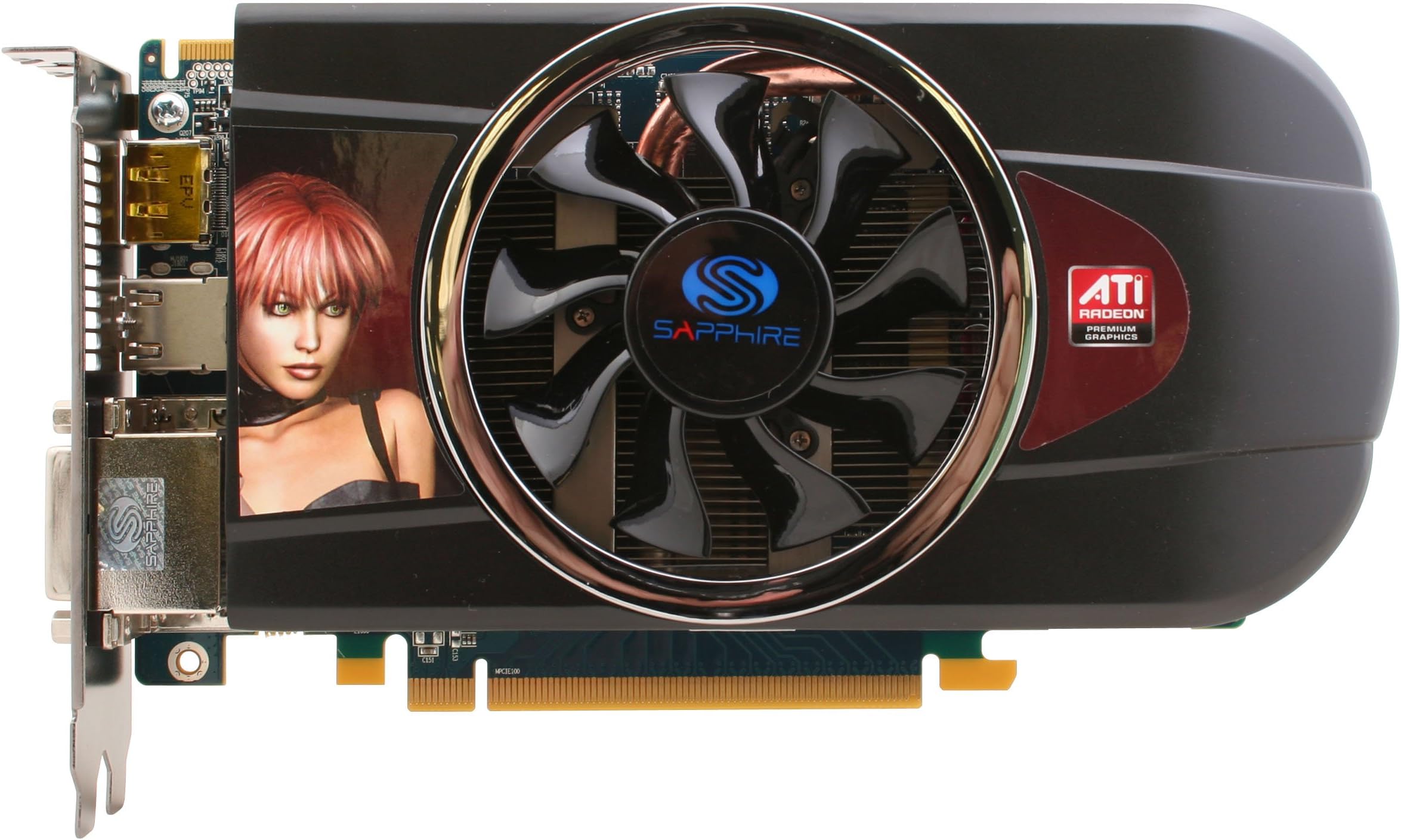 Sapphire Radeon HD 5770 1 GB DDR5 2DVI/HDMI/DisplayPort PCI-Express Video Card 100283-3L