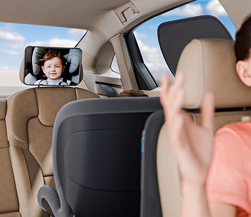 Miniatura 7 de Kit de iniciación para los nuevos padres con 1 organizador de asiento trasero, 2 parasoles de ventana, 2 ganchos para reposacabezas, 1 espejo de