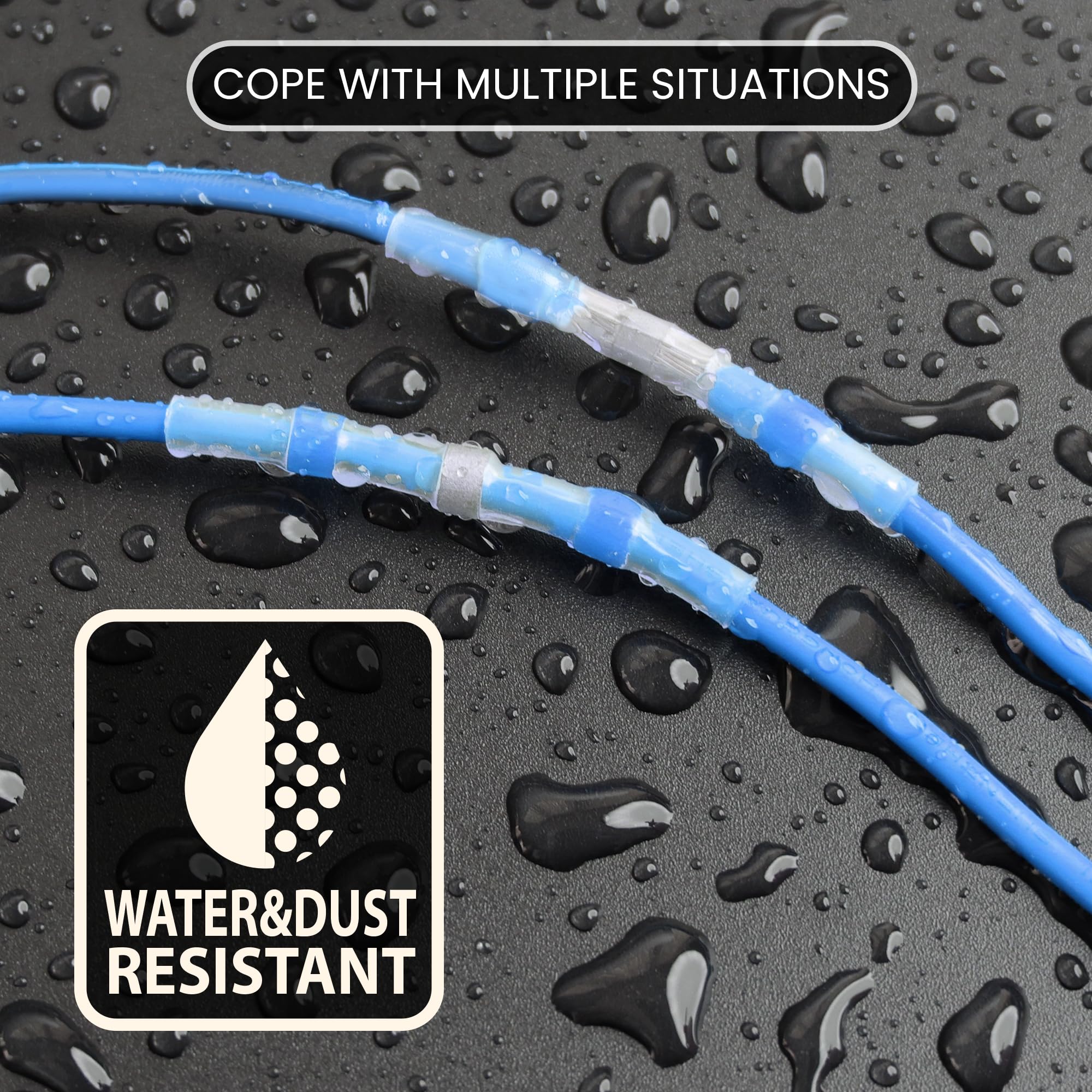 MADCATZ 400 conectores termorretráctiles de sellado de soldadura, kit de conectores de cable impermeables, terminales eléctricos, conector de empalme aislado sin soldadura para camiones automotrices