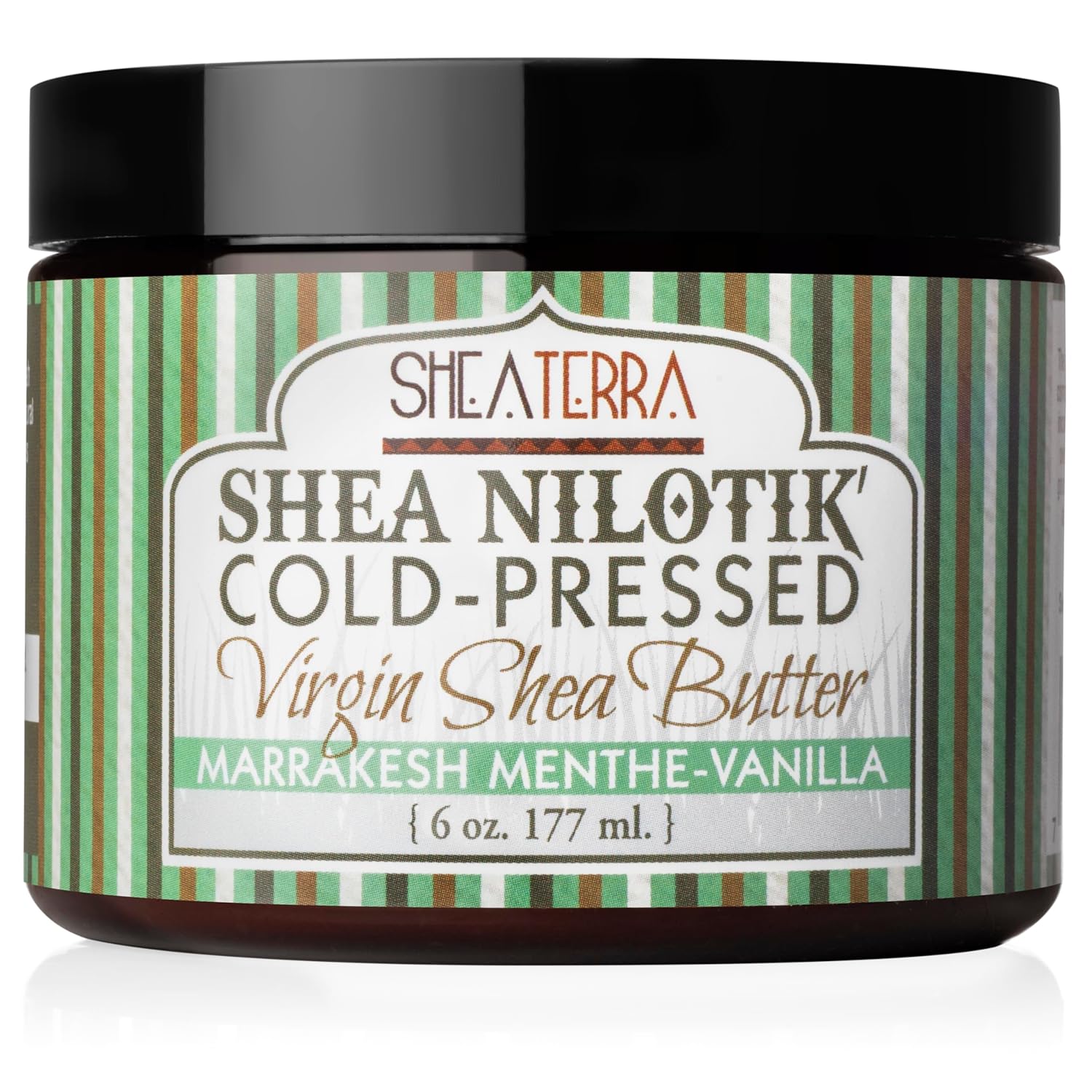 Shea Terra Organics 100% Organic Cold-Pressed Virgin Shea Butter – Coconut Lemongrass | Natural Anti-Aging Daily Skin, Nails & Hair Cream to Soften Dry Skin, Reduce Wrinkles & Stretch Marks – 6 oz