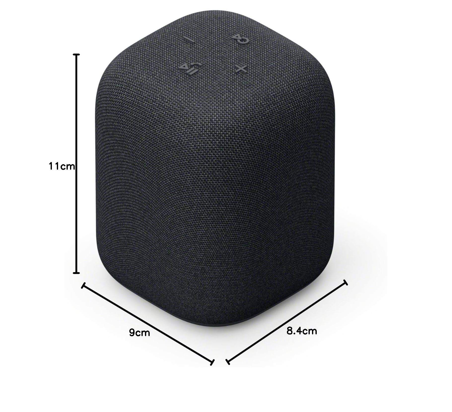 Sony Enceinte LinkBuds - Enceinte Portable sans Fil Bluetooth, IPX4, Résistante à l'eau, Batterie de 25 Heures, Qualité d'Appel Clair, Outdoor, Voyage - Noir