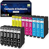 Meagiis 603XL Cartucce d’inchiostro Sostituzione per cartucce Epson 603 XL per Expression Home XP-2100 WF 2810 WF 2830 XP-3100 XP-4100 XP-2105 XP-2150 XP-3105 WF-2820 (6Nero 3Ciano 3Magenta 3Giallo)