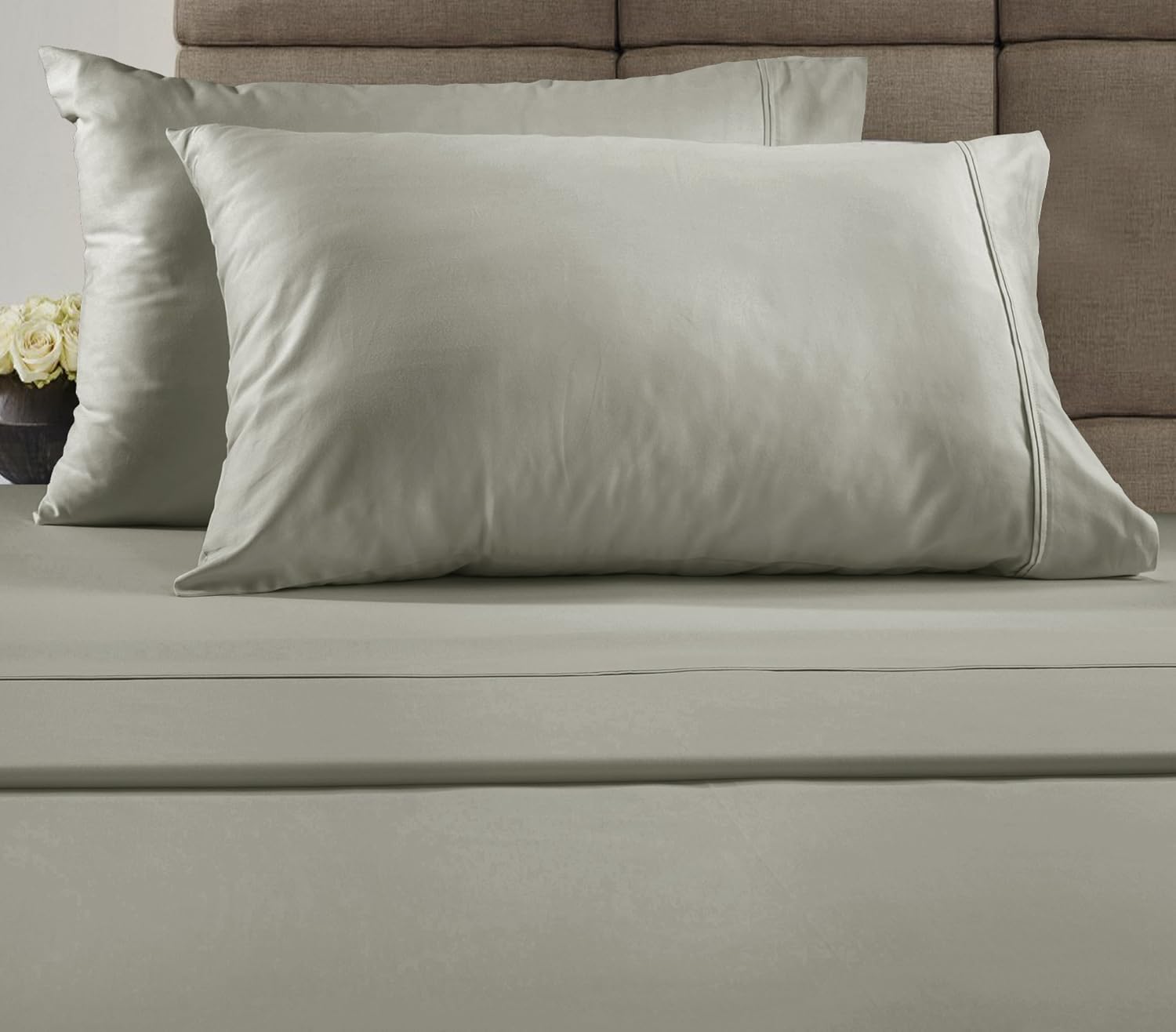 Buy Full, Silver Chateau Home Collection 300 Thread Count Combed