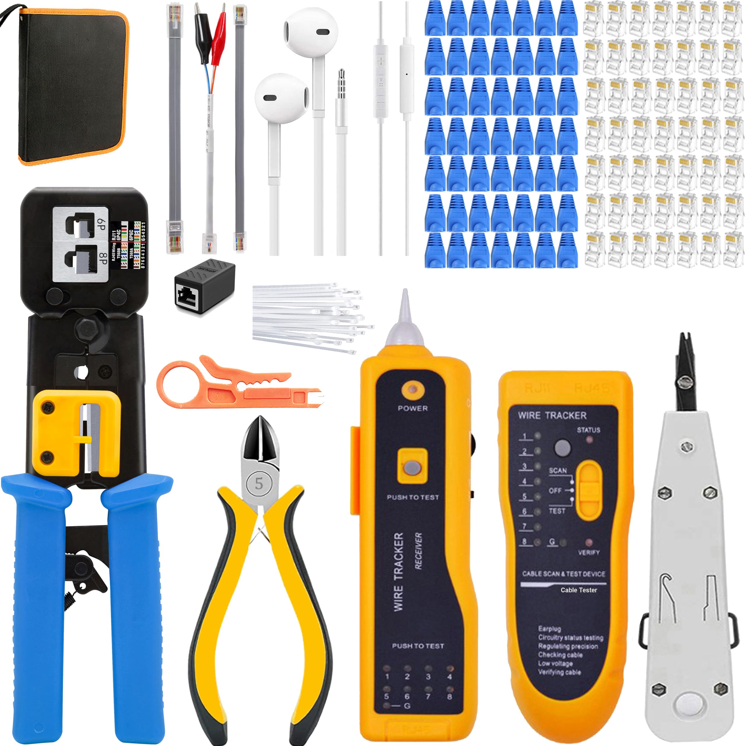 Pince RJ45 CAT6 pour installer internet et stabiliser le réseau de la maison