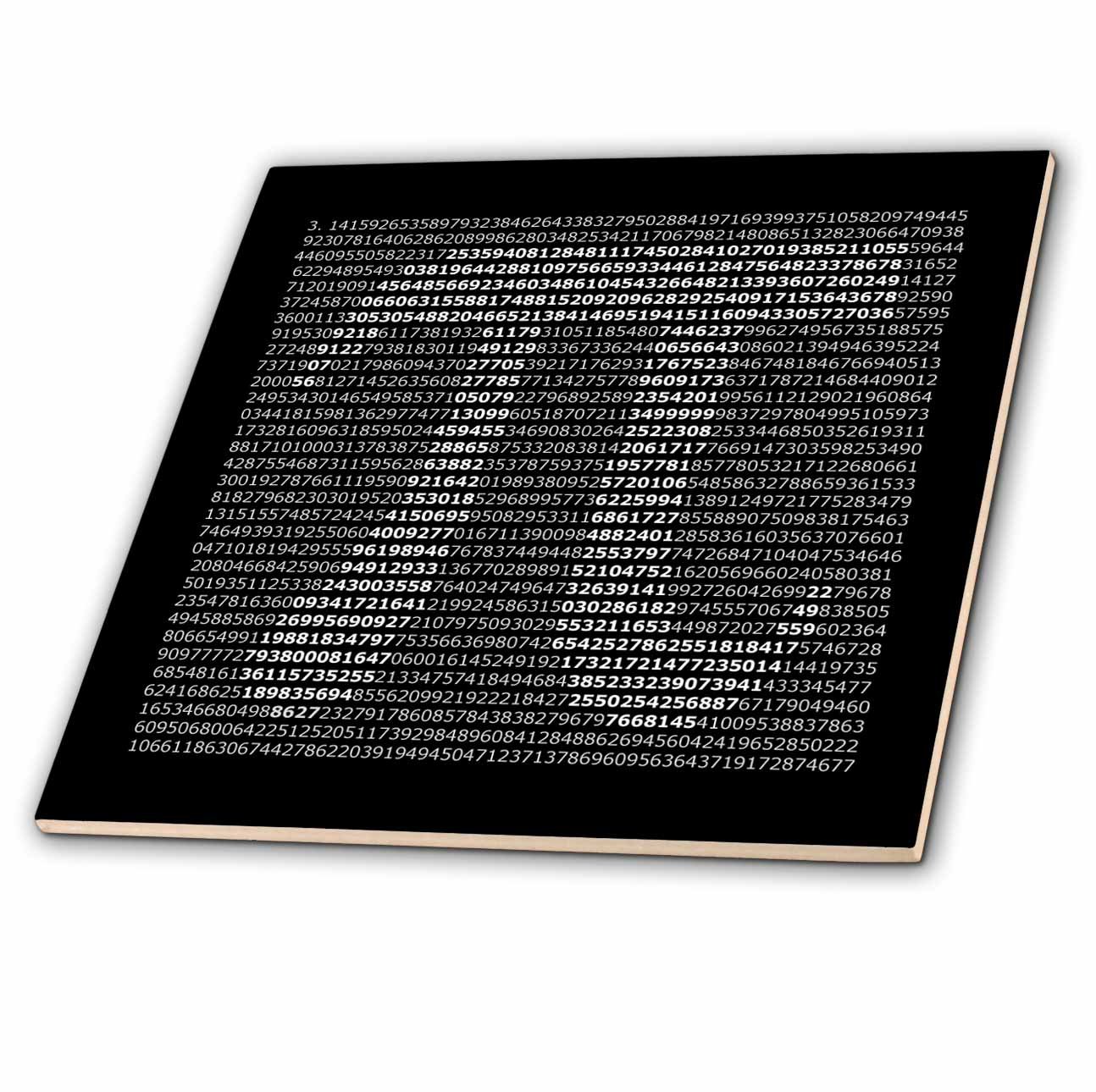 3drose Grußkarten-Set 'PI Geschrieben Out' – 6 Stück, 15,2 X 15,2 Cm, Blanko Innen