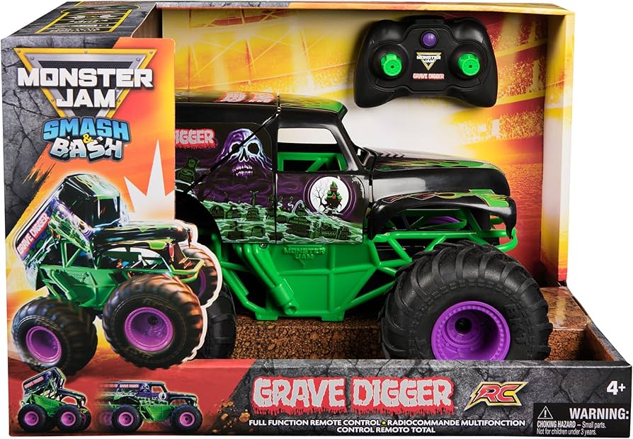 Monster Jam - Smash 'n Bash Grave Digger, Remote Control