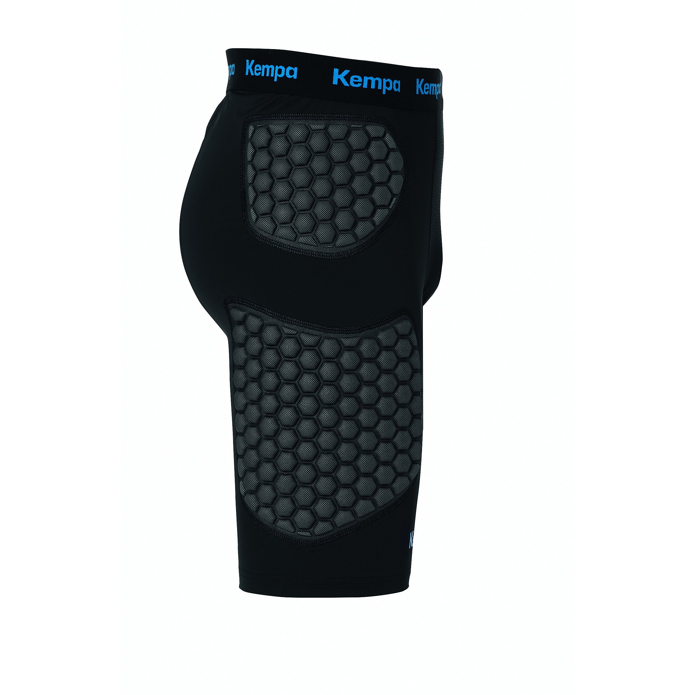 Kempa Protection Shorts, calzoncillos acolchados para hombre, calzoncillos cortos protectores, calzoncillos para balonmano, voleibol & co, negro.