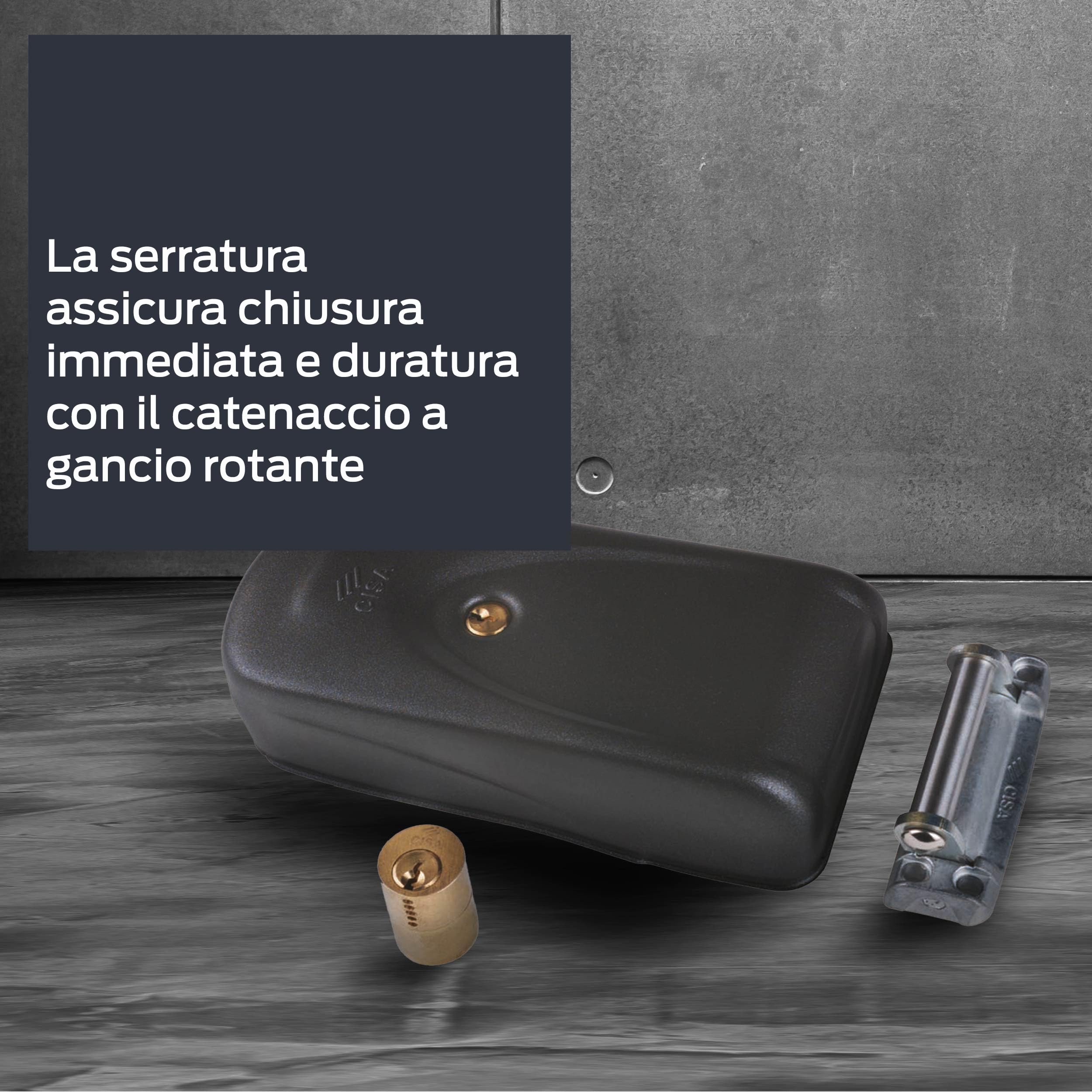 CISA - Serratura da Applicare ElettriKa 11A721000 - Serratura Elettrica per Cancello e Porta in Ferro o Legno - Elettroserratura 12V con Pulsante - Entrata Regolabile - Mano Reversibile