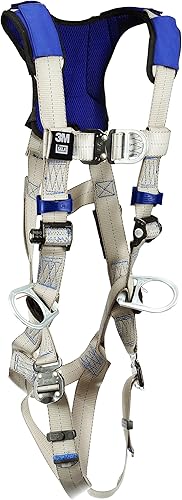 Miniatura 3 de DBI-Sala 3M DBI-SALA ExoFit X100 Arnés de seguridad para escalada/posicionamiento, protección contra caídas, OSHA, ANSI, anillos en D delanteros,