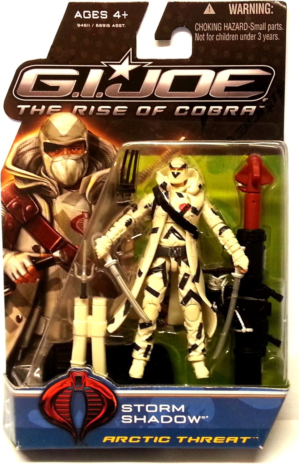 G.I. Joe Rise of Cobra Storm Shadow Arctic Threat Figure