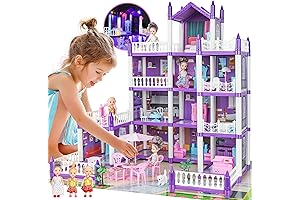 Deliciosa Casita de Muñecas de 4 Pisos