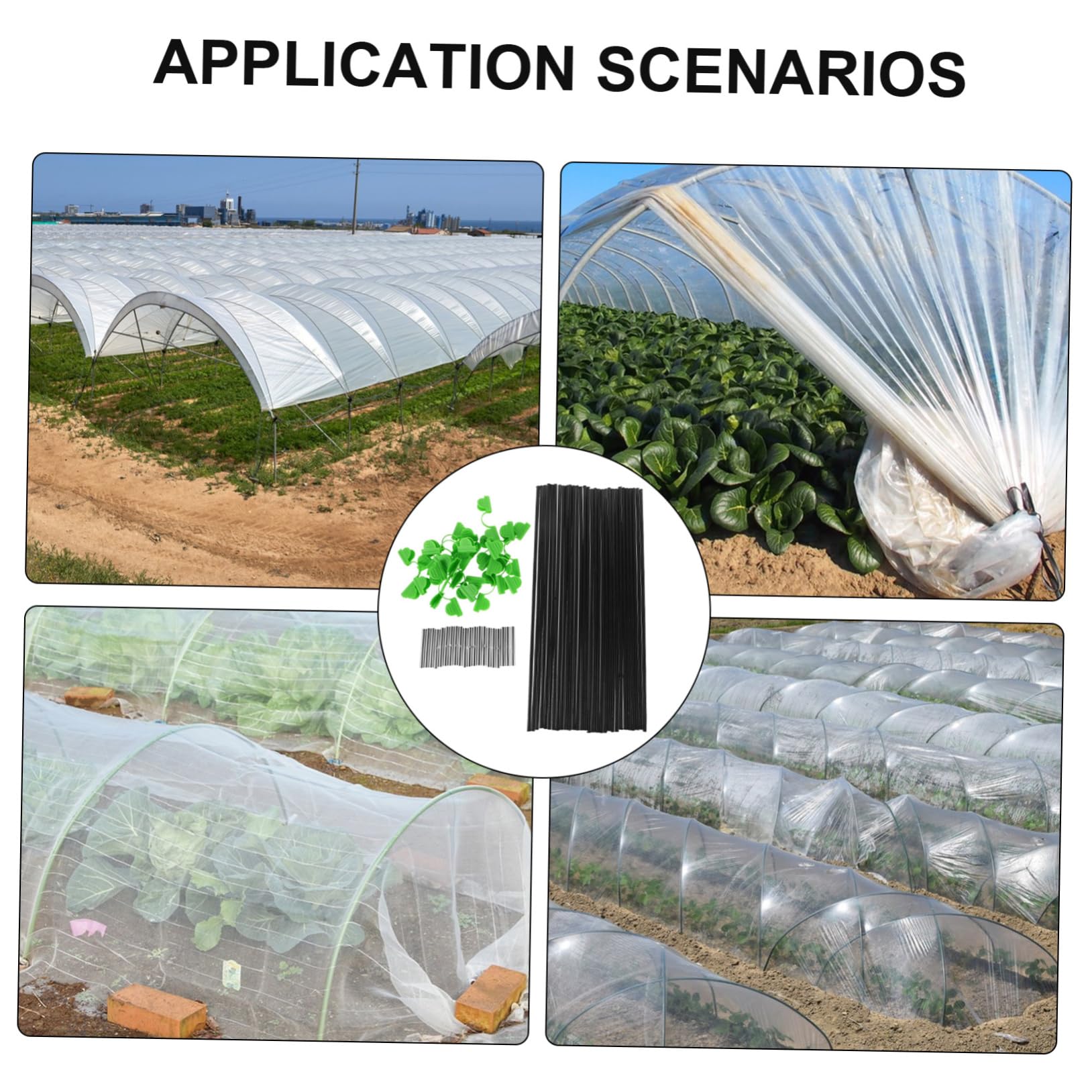 BESTonZON Arceaux de Jardin pour Potager Surélevé Réglables, 1 Lot