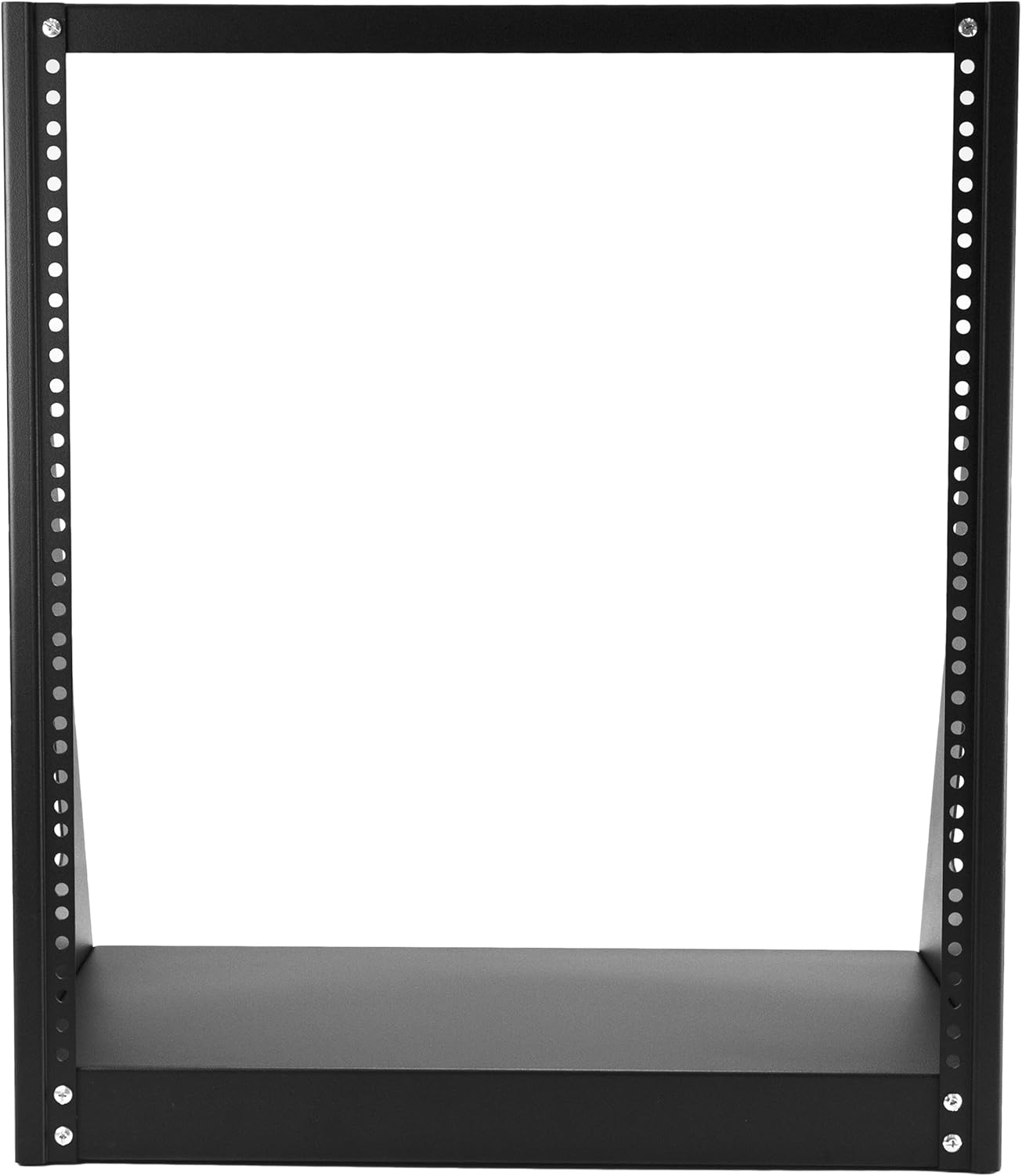 StarTech.com 2-Post 12U Heavy-Duty Desktop Server Rack, Small Open Frame 19in Computer Rack, Compact Network Rack for AV / Studio / Data / IT Equipment, Two-Post Home/Office Rack, TAA (2POSTRACK12) - Image 3