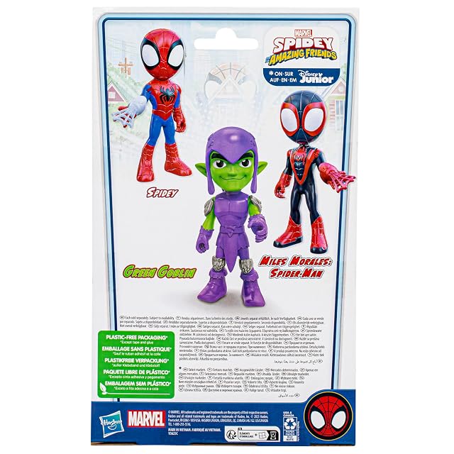 Foto 6 de 6 de Marvel Spidey y su superequipo, Figura Gigante de Duende Verde de 22,5 cm