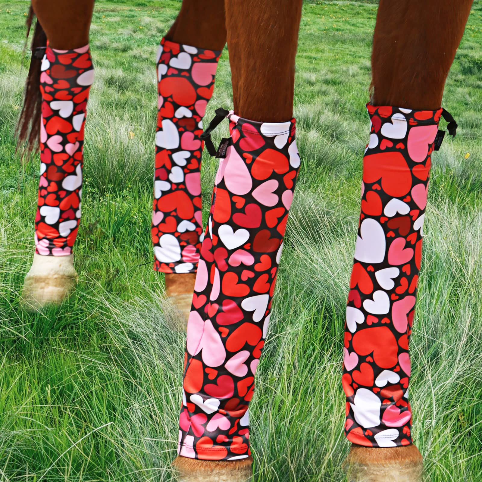 Calcetines sueltos para patas de caballo Harrison Howard cómodos y fáciles de colocar x4