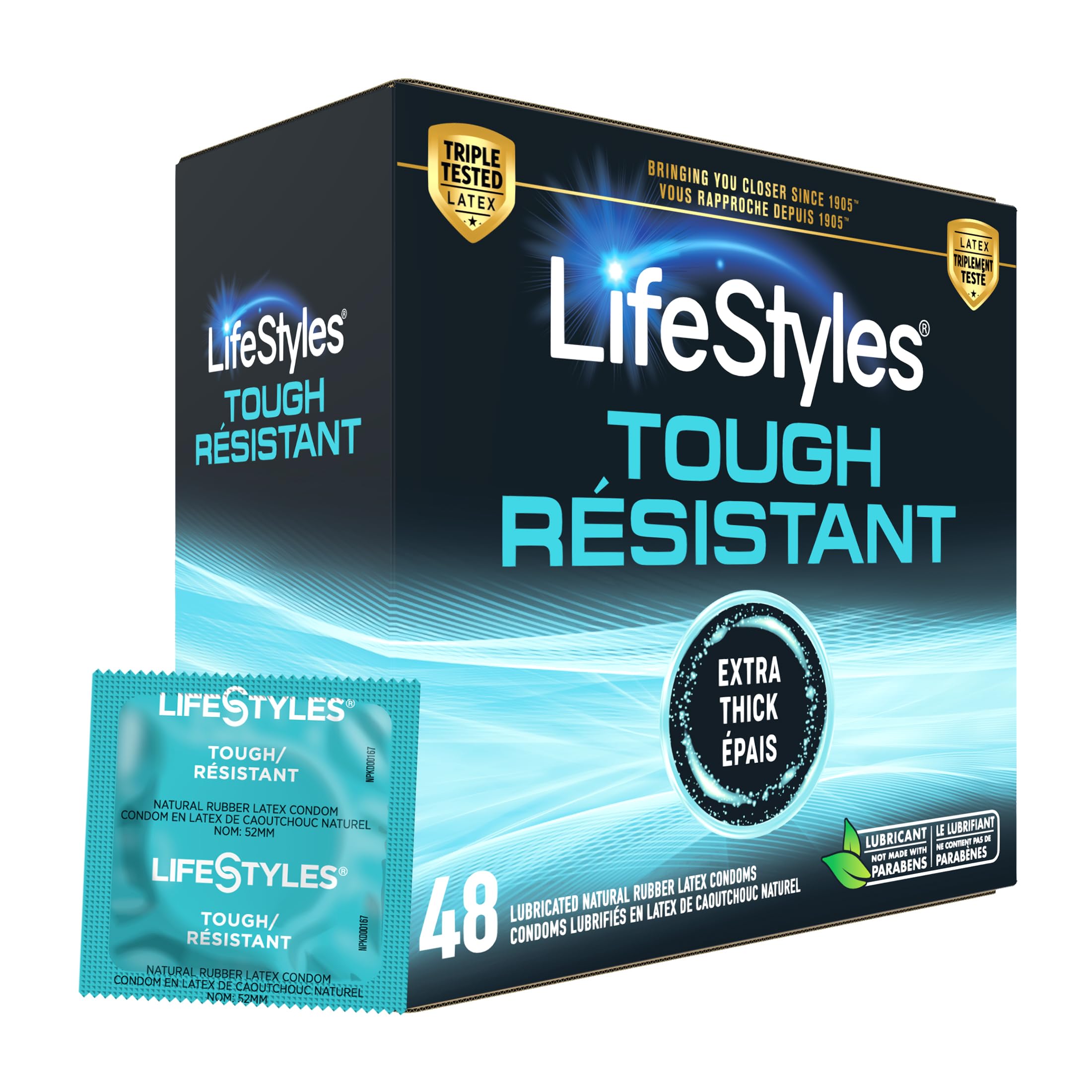 Lifestyles Extra Strength Condoms 48 Pack