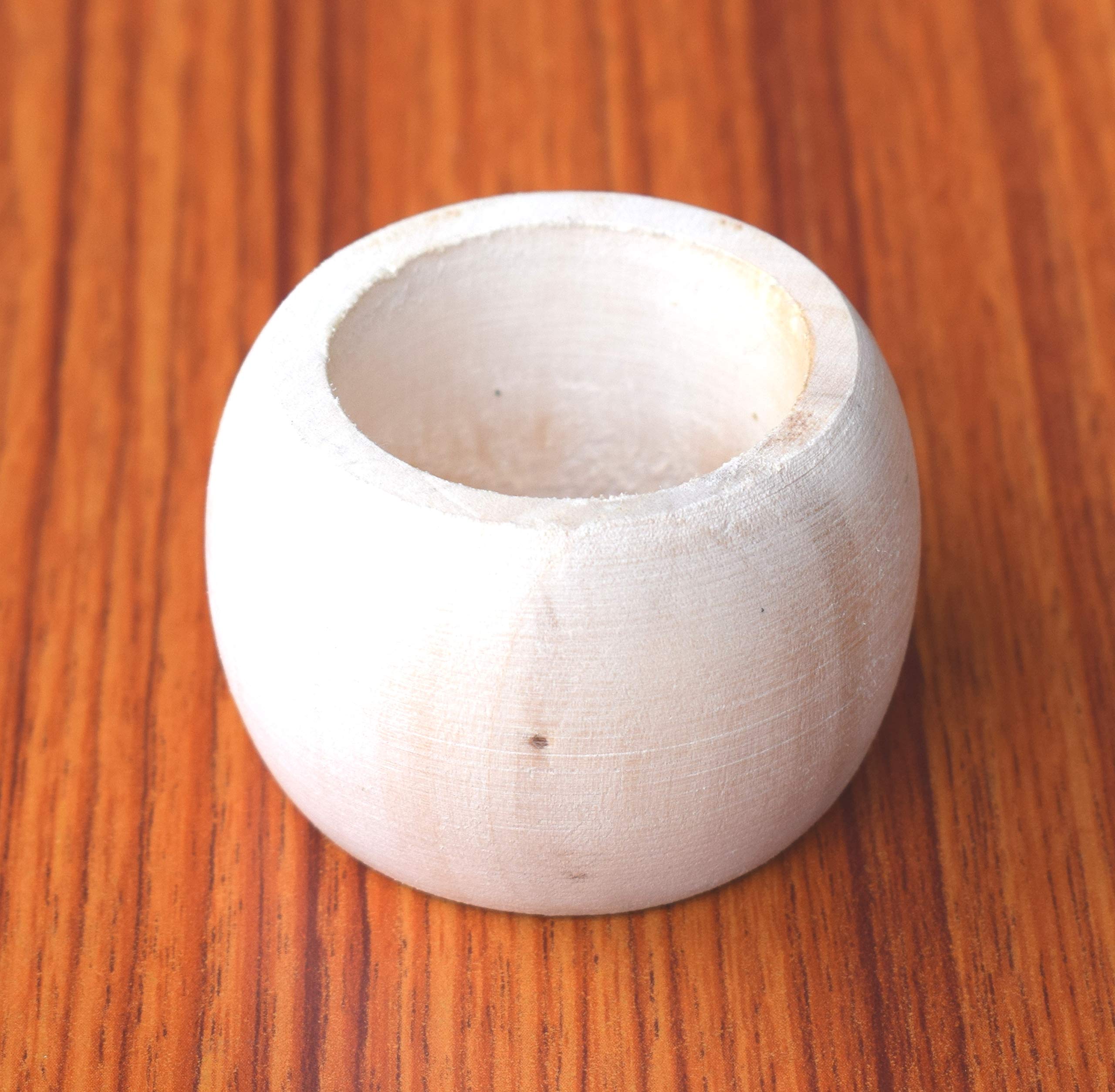 Ligero & Pro - Juego de 4 servilletas de madera de 3,8 cm