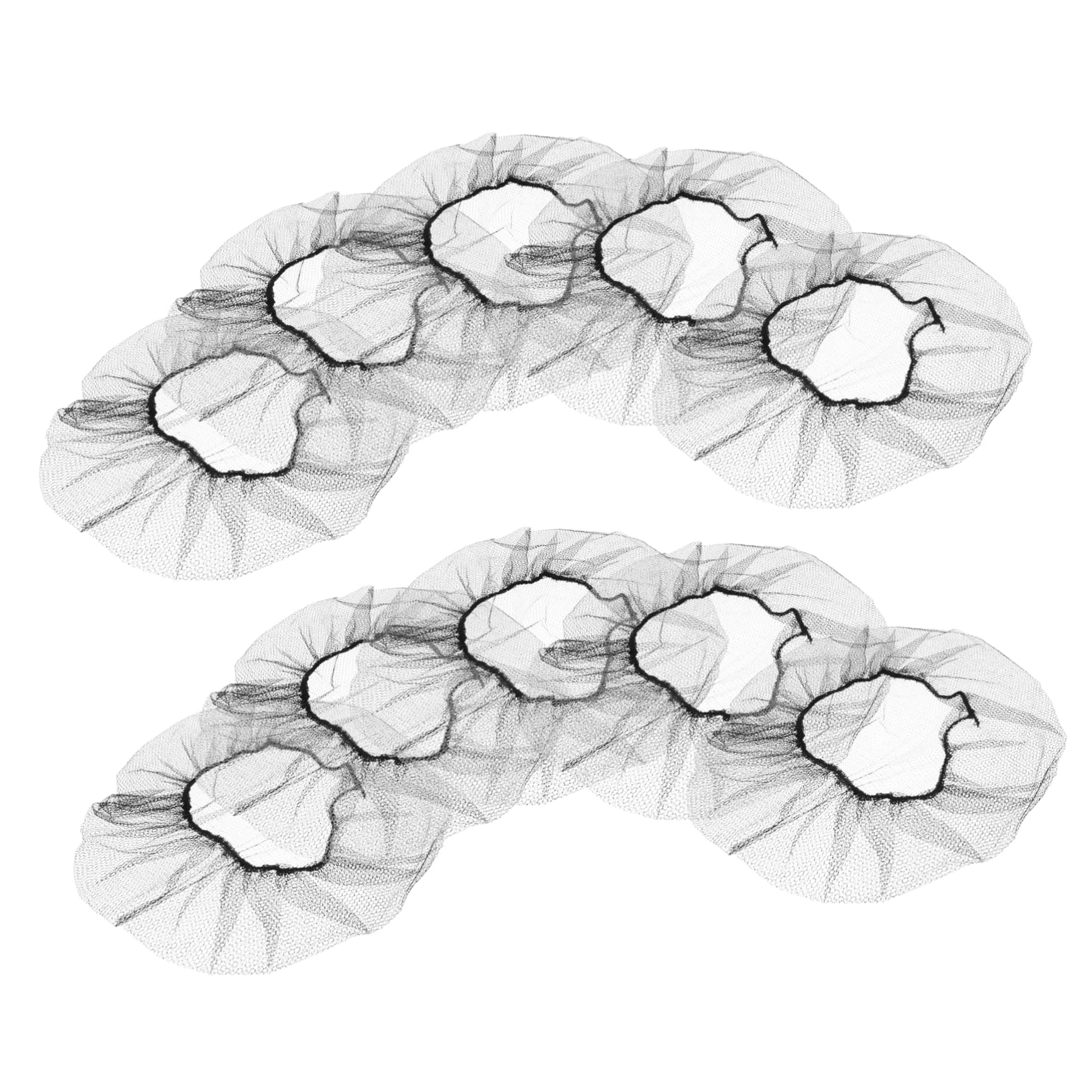 Healvian 100stücke Wiederverwendbar Nylon Haarnetze Elastische Atmungsaktive Haarnetze Für Gastronomie Küche Und Arbeit Universelle Hygienisch Und Bequem