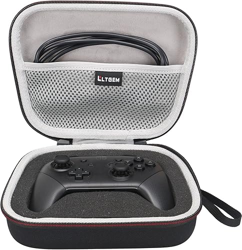 Miniatura 2 de LTGEM - Funda rígida para Nintendo Switch Pro Controller - Bolsa de almacenamiento de transporte protectora de viaje