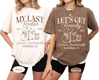 Custom Bachelorette Party Shirts - Fun Bridal Party Tees, Girls Trip Brides and Bridesmaids Shirts, Bach Party Gifts