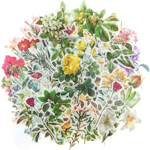 Miniatura 26 de allydrew Calcomanías decorativas para álbumes de recortes, Washi, manualidades para papelería, diario, fabricación de tarjetas (60 piezas)