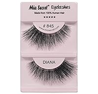 Vista 31 de Mia Secret Demi Wispies - Pestañas postizas de estilo natural, pestañas de tira fina, banda transparente invisible, pestañas de cabello humano