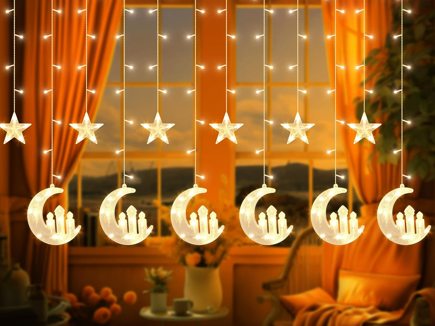 oleek ramadan lights decorations - ramadan decorations for home 2026 - ramadan decoration lights - ramadan gifts for kids - ramadan decor - ramadan string lights ???? ????? - ramadan led lights 2026 special edition