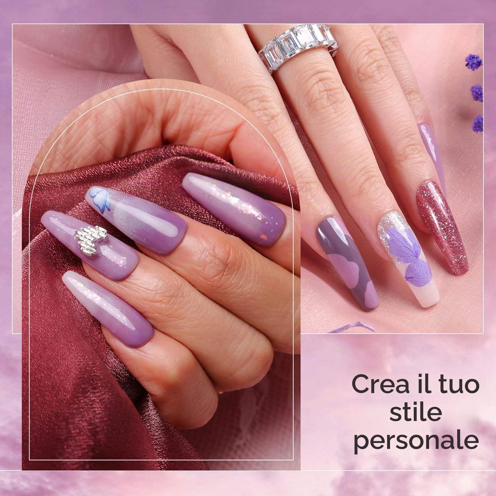 Aokitec 14 PCS Dipping Acrilico per Unghie, 8 colori Dip polvere acrilica unghie con Dip liquido per Nail Art, Nail Dipping Powder Set, Kit per Semipermanente Unghie, Regalo per donne ragazze