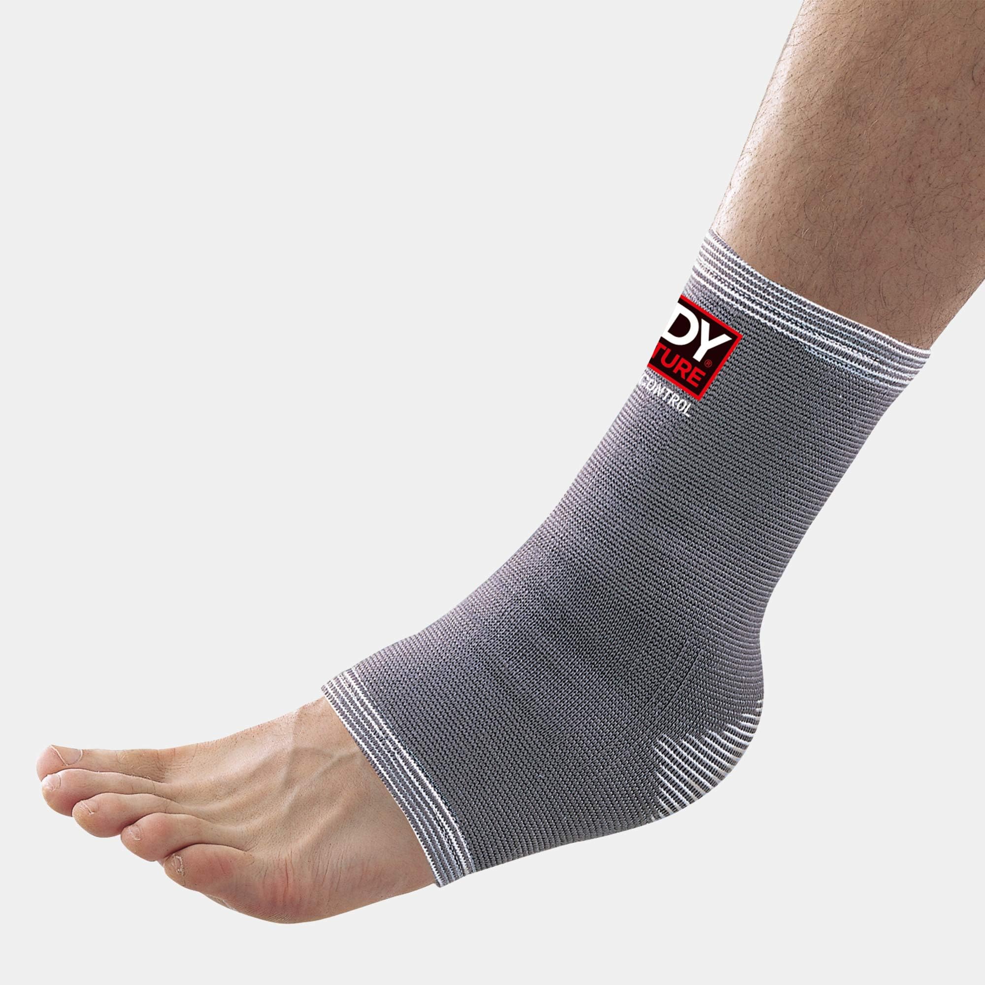 Elastic Ankle Support SXBNS-005-B04 L Grey