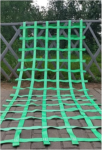 DREAMOSA Red de escalada ninja, red de carga de escalada, red de cuerda, parque infantil, accesorios de equipo de entrenamiento de guerrero ninja