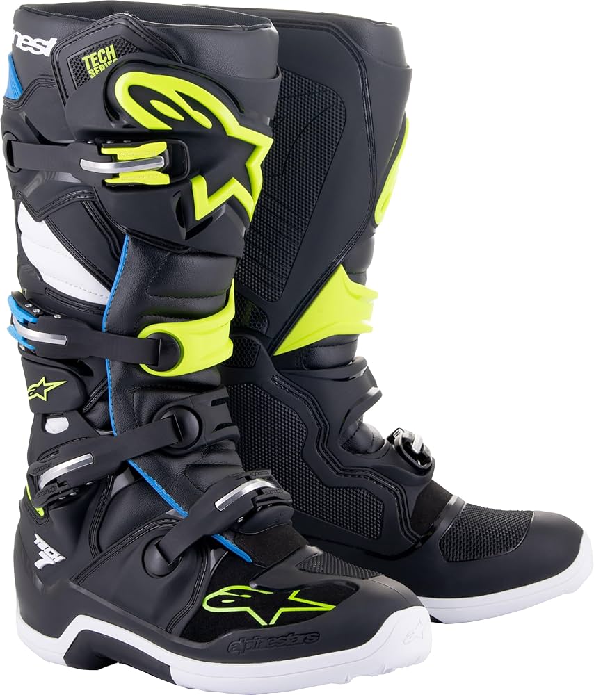 オフロードブーツ Alpinestars Tech 7 Tech 7 Boots - Black MOTOCROSS Boots | Alpinestars
