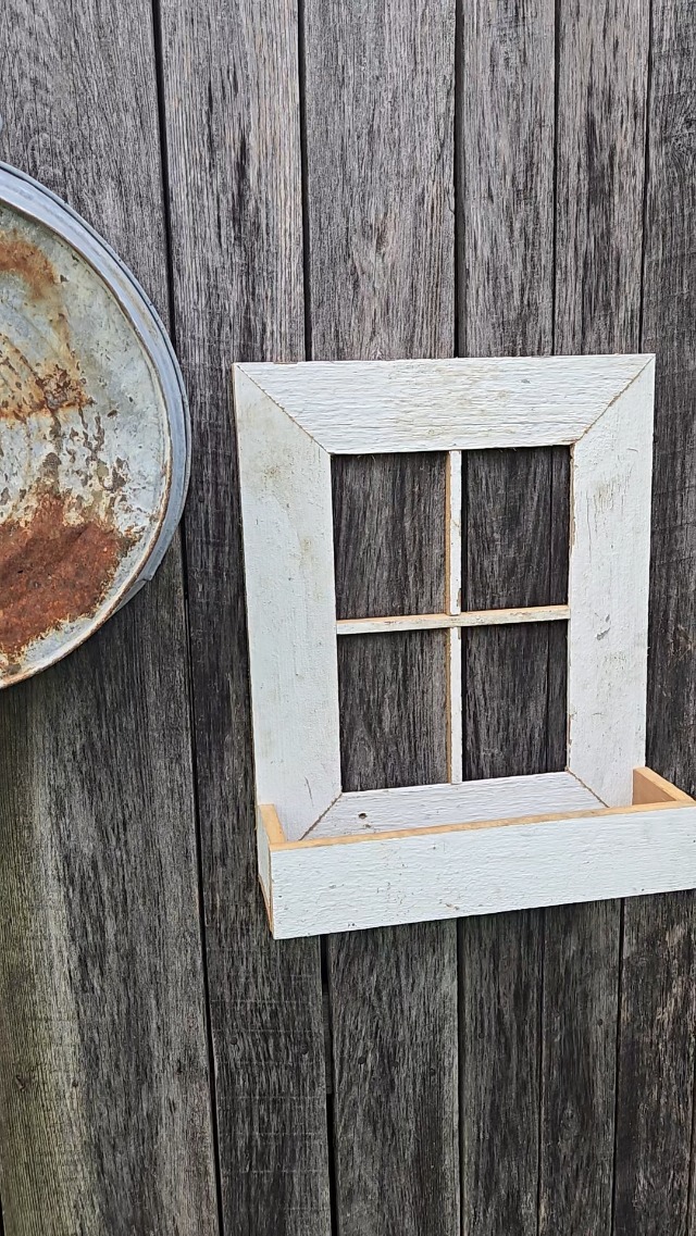 Rustic Barn Wood Window Box Reclaimed Wood Planter Boxes~ My Sweet