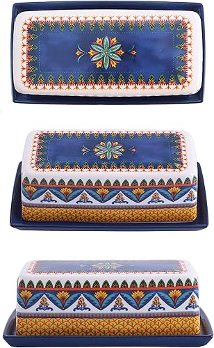 Miniatura 6 de Bico Havana - Mantequera de cerámica con tapa, para encimera, cocina, apto para lavavajillas