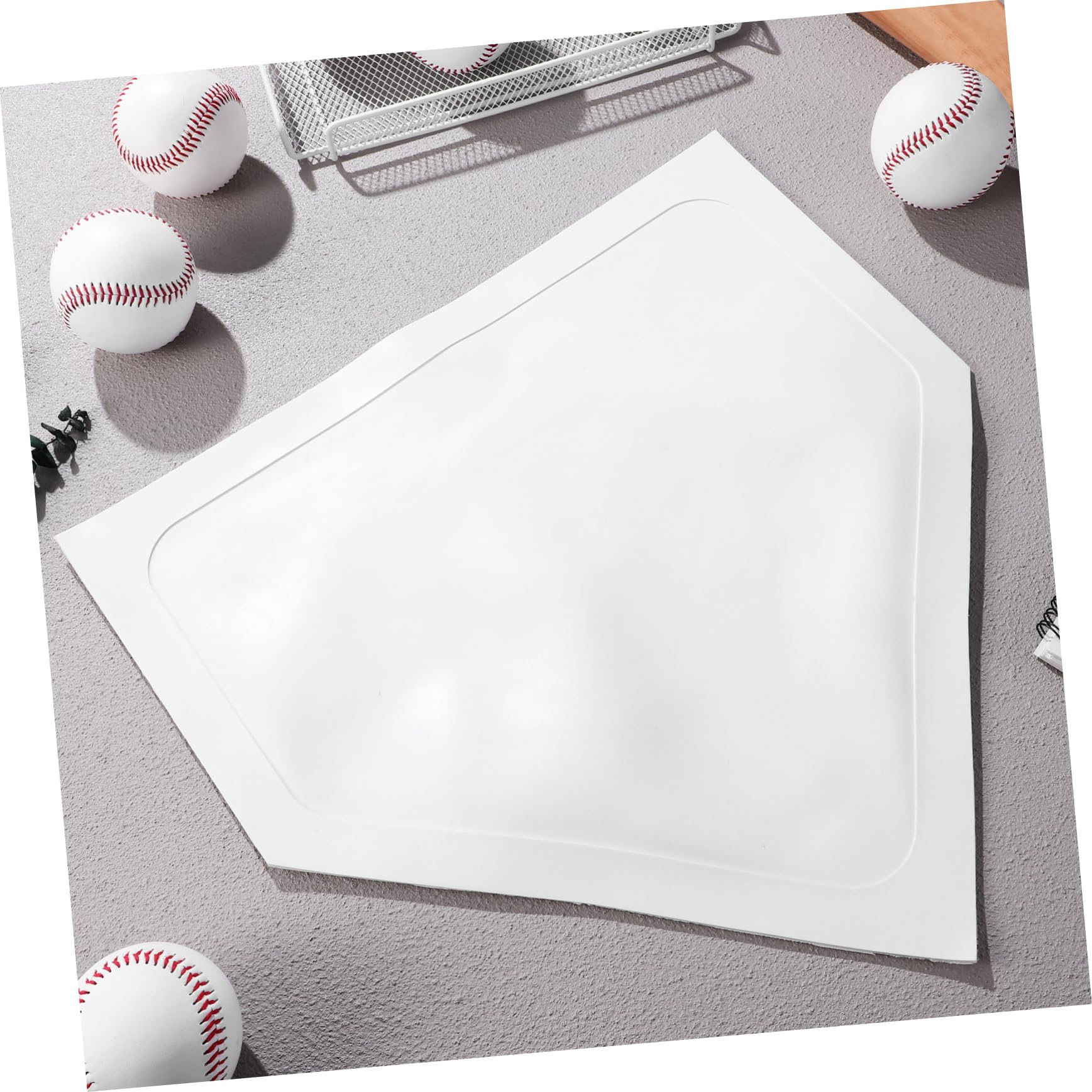 Toddmomy Baseball Bases Home Plates Softball Plate Markers for Practice Pitcher Training